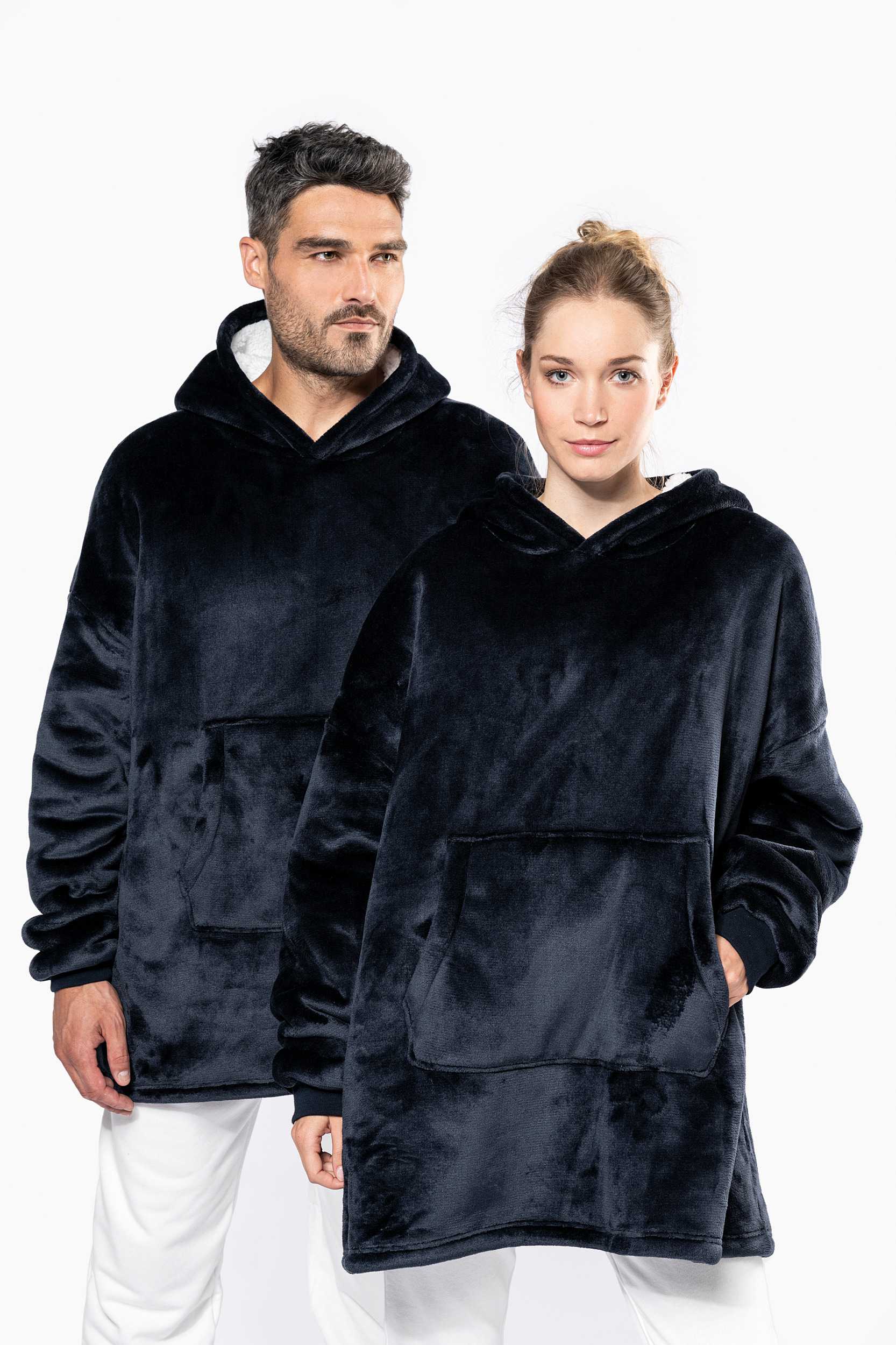 Kariban Plaid Poncho