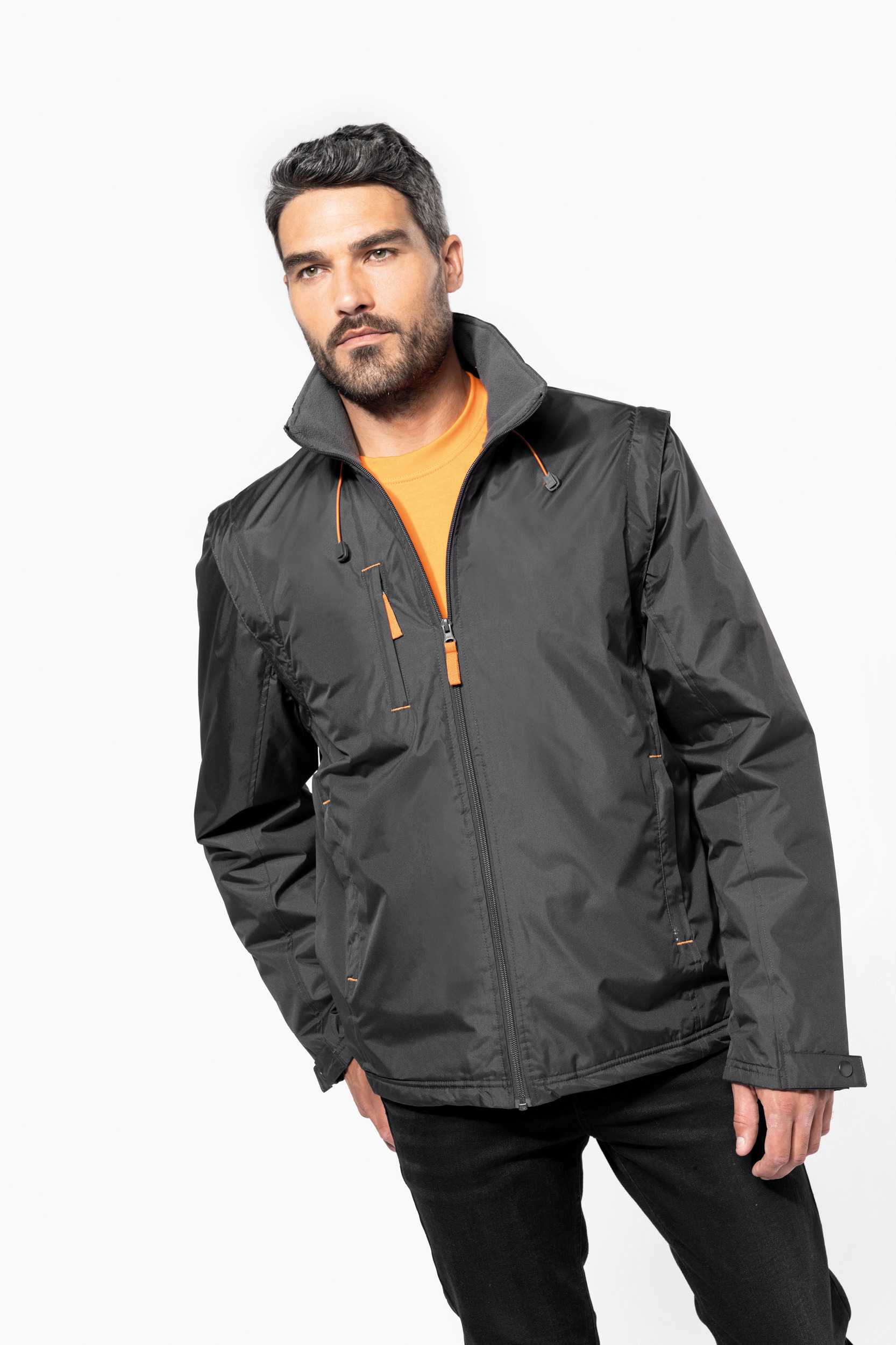 Kariban Chaqueta con mangas amovibles hombre