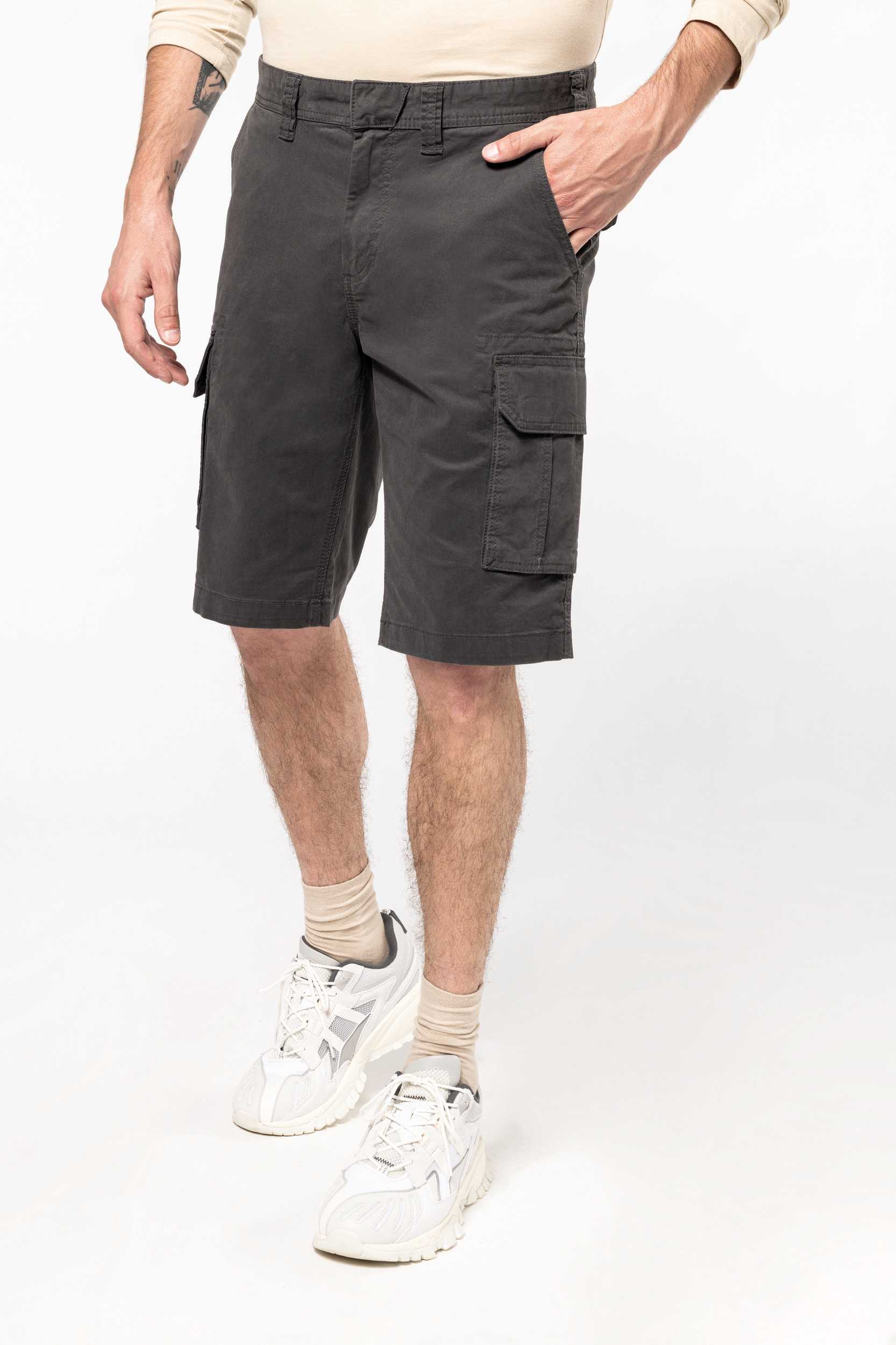 Kariban Bermuda multibolsillos hombre