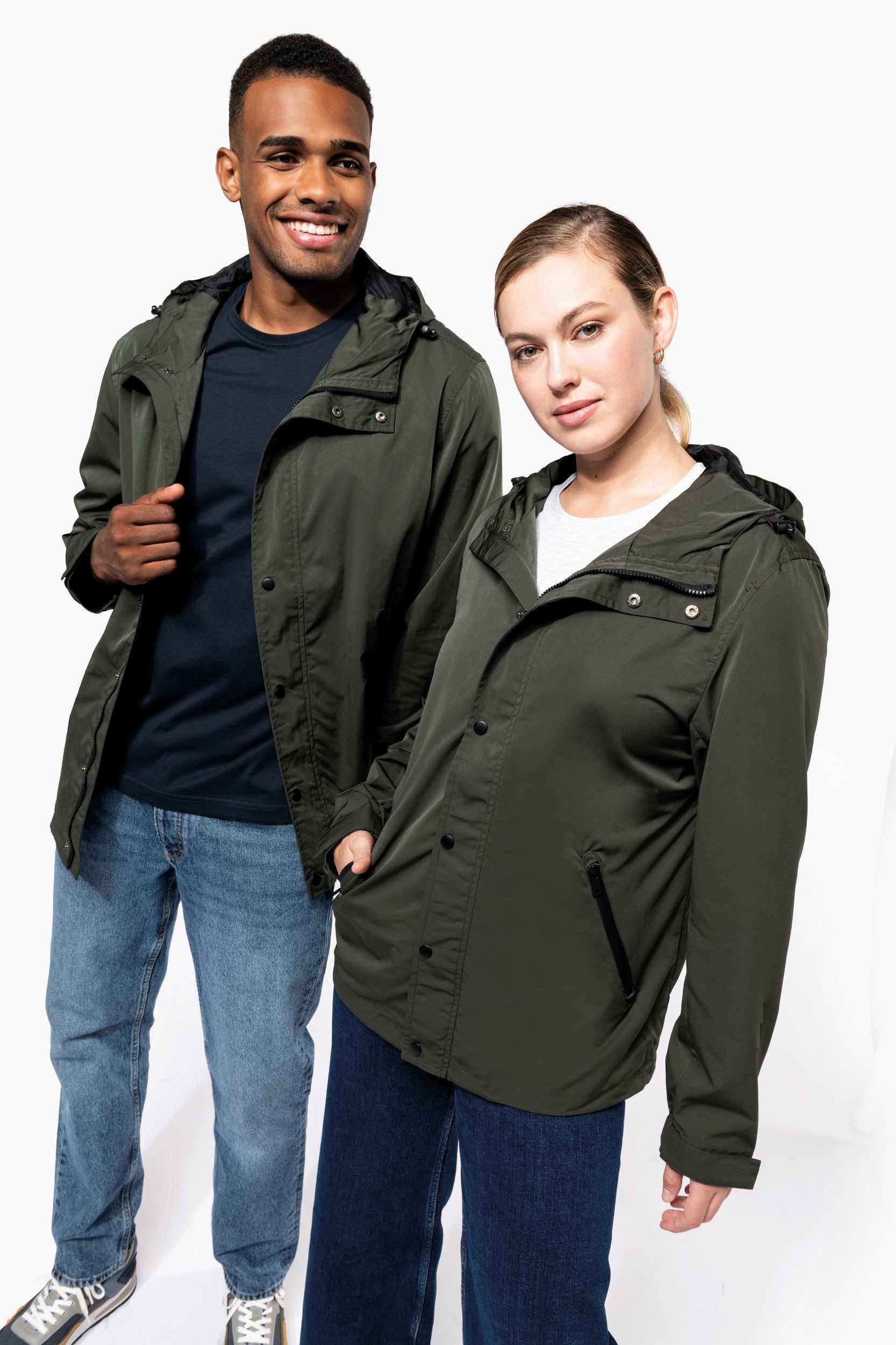 Kariban Chaqueta ecorresponsable con capucha unisex
