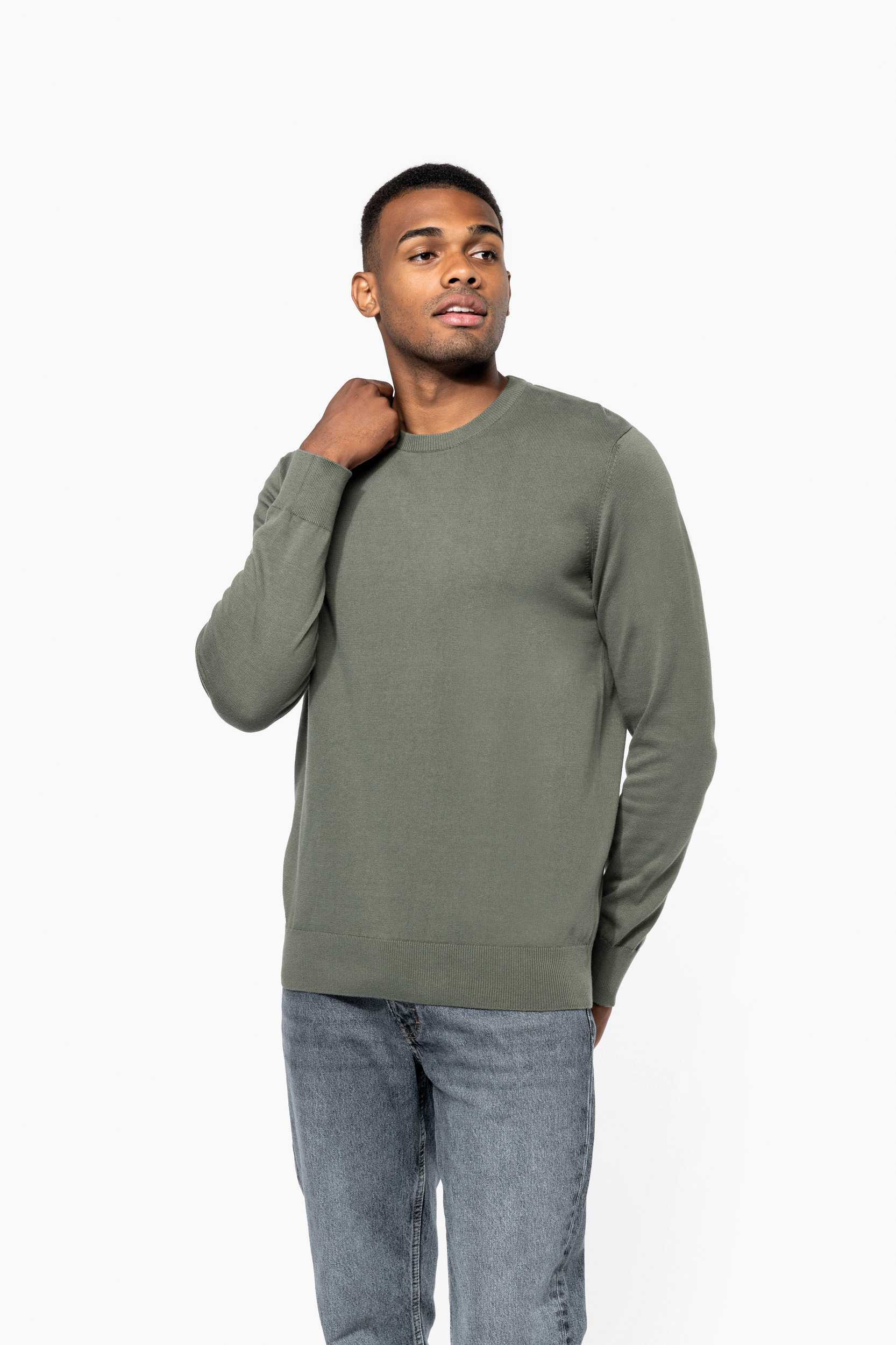 Kariban Jersey cuello redondo hombre