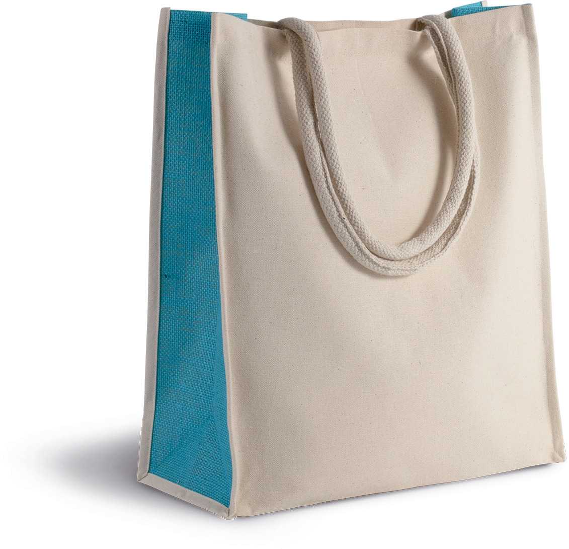 Ki-mood Bolsa de algodón / yute de 23 L