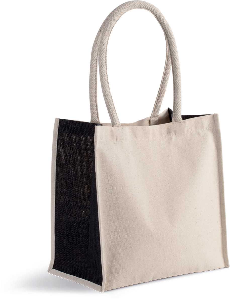 Ki-mood Bolsa de algodón / yute de 17 L