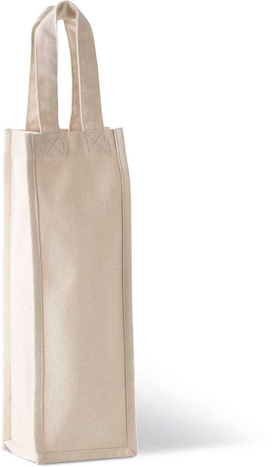 Ki-mood Bolsa para botella de algodón canvas