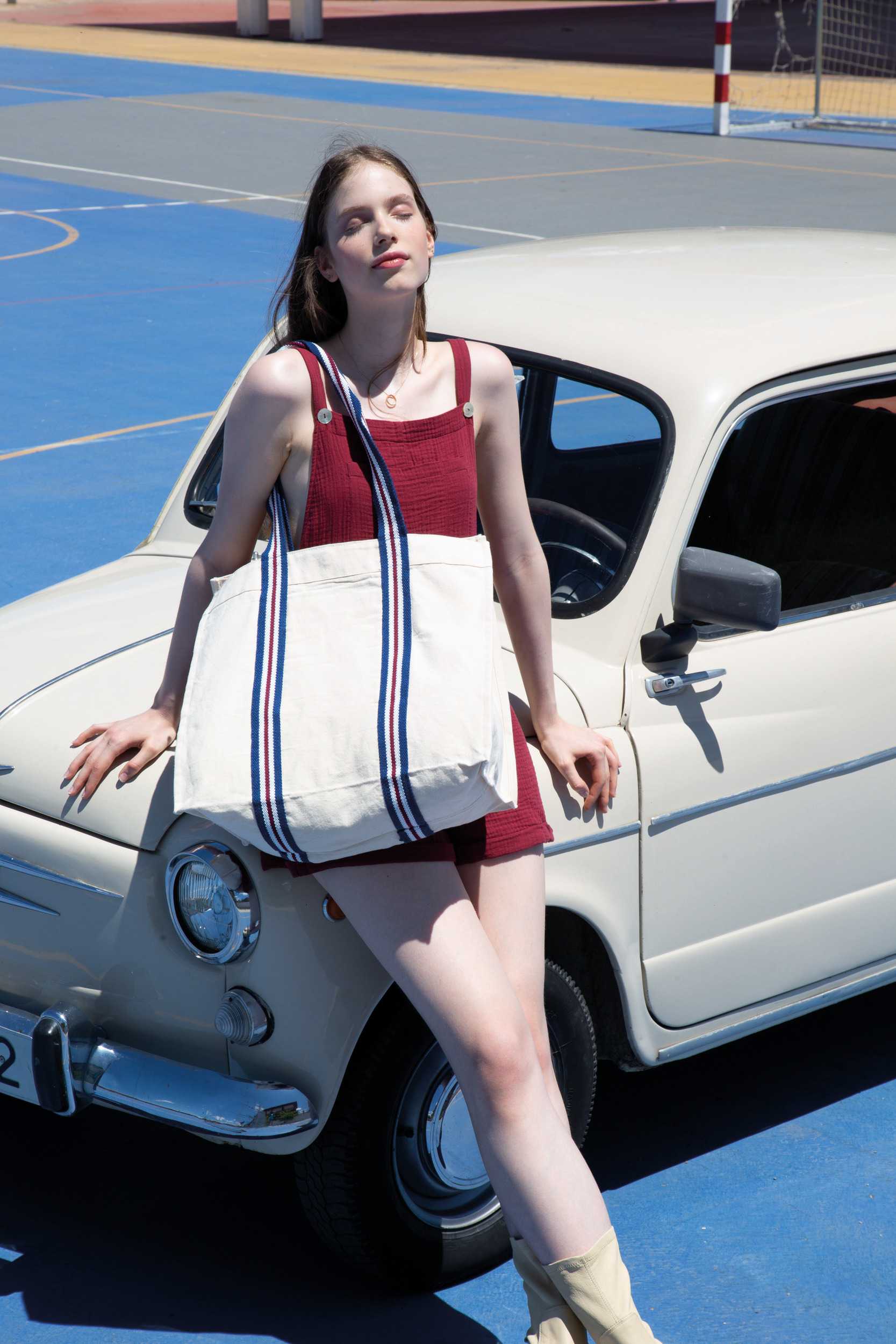 Ki-mood Bolsa de compras moda de algodón orgánico