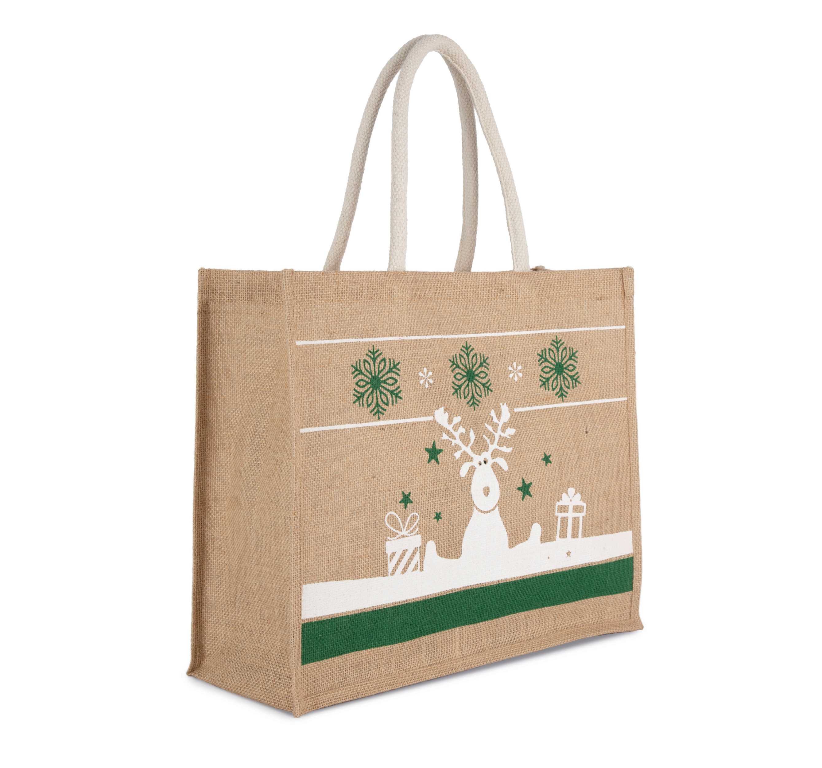 Ki-mood Bolsa shopper con motivos navideños