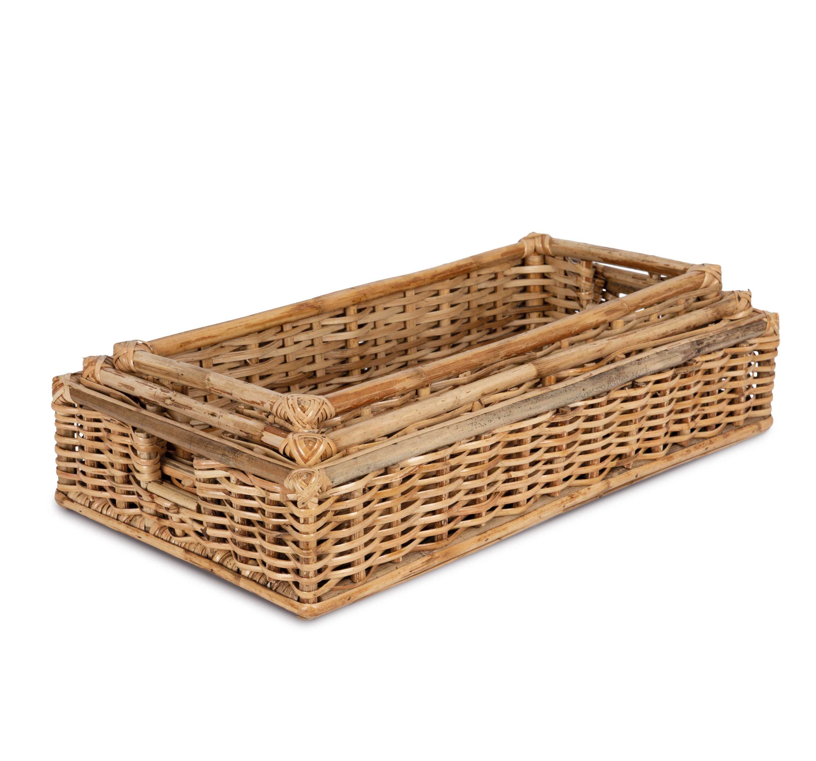 Ki-mood Cesta rectangular de ratán