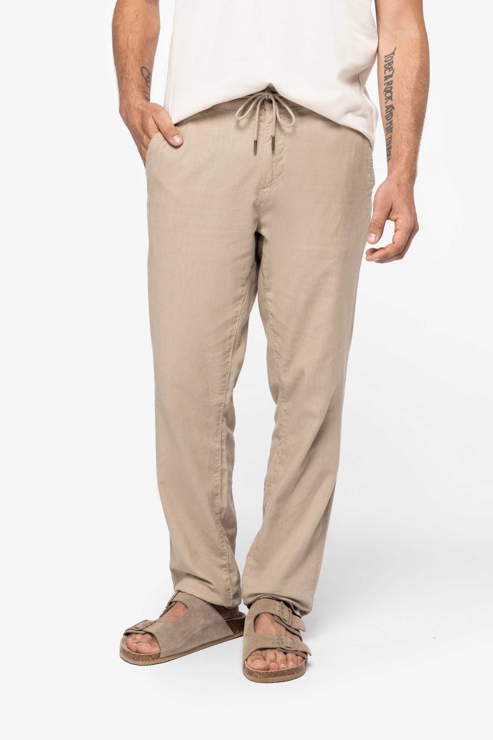 Native Spirit Pantalón ecorresponsable lino y algodón orgánico hombre