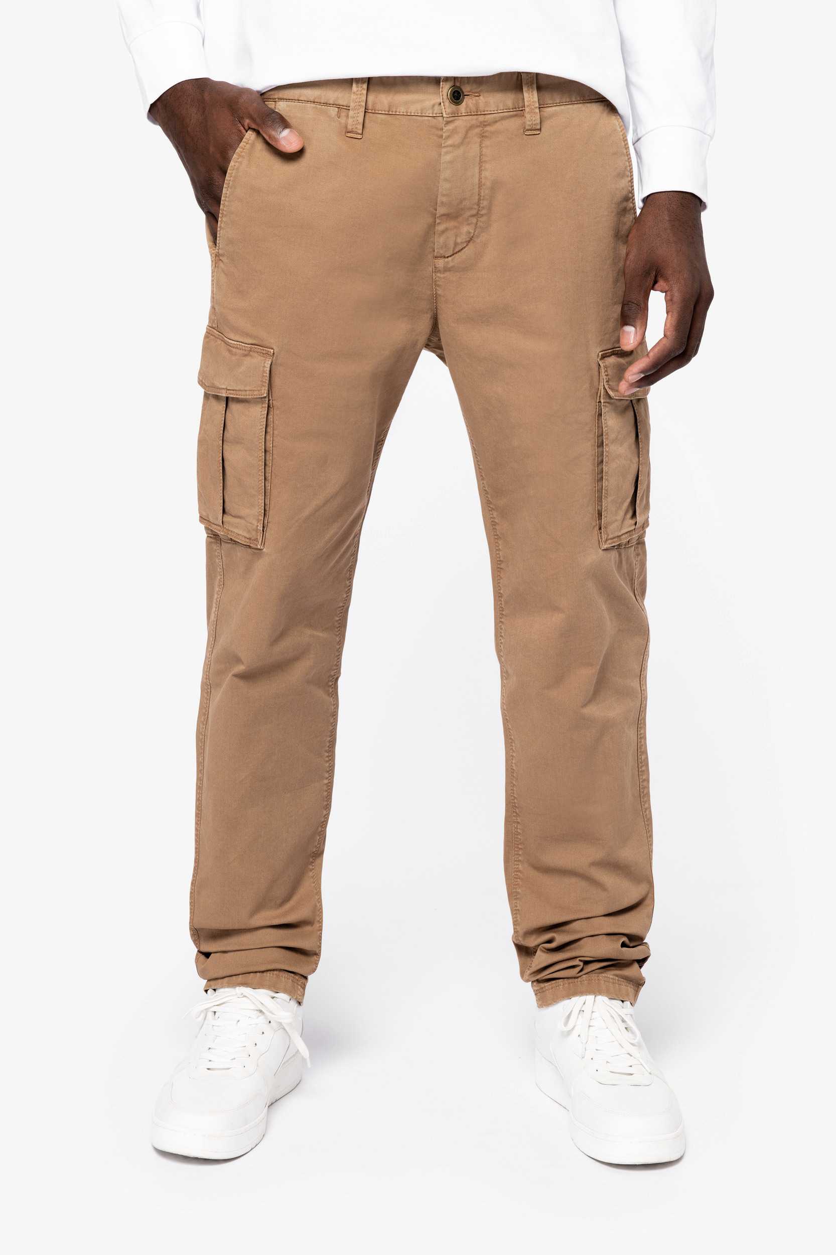  Native Spirit Pantalón cargo ecorresponsable efecto lavado hombre