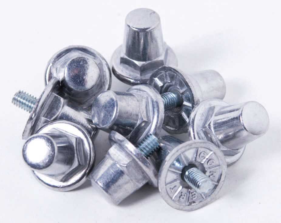 PROACT Pack 100 tacos hexagonales de aluminio