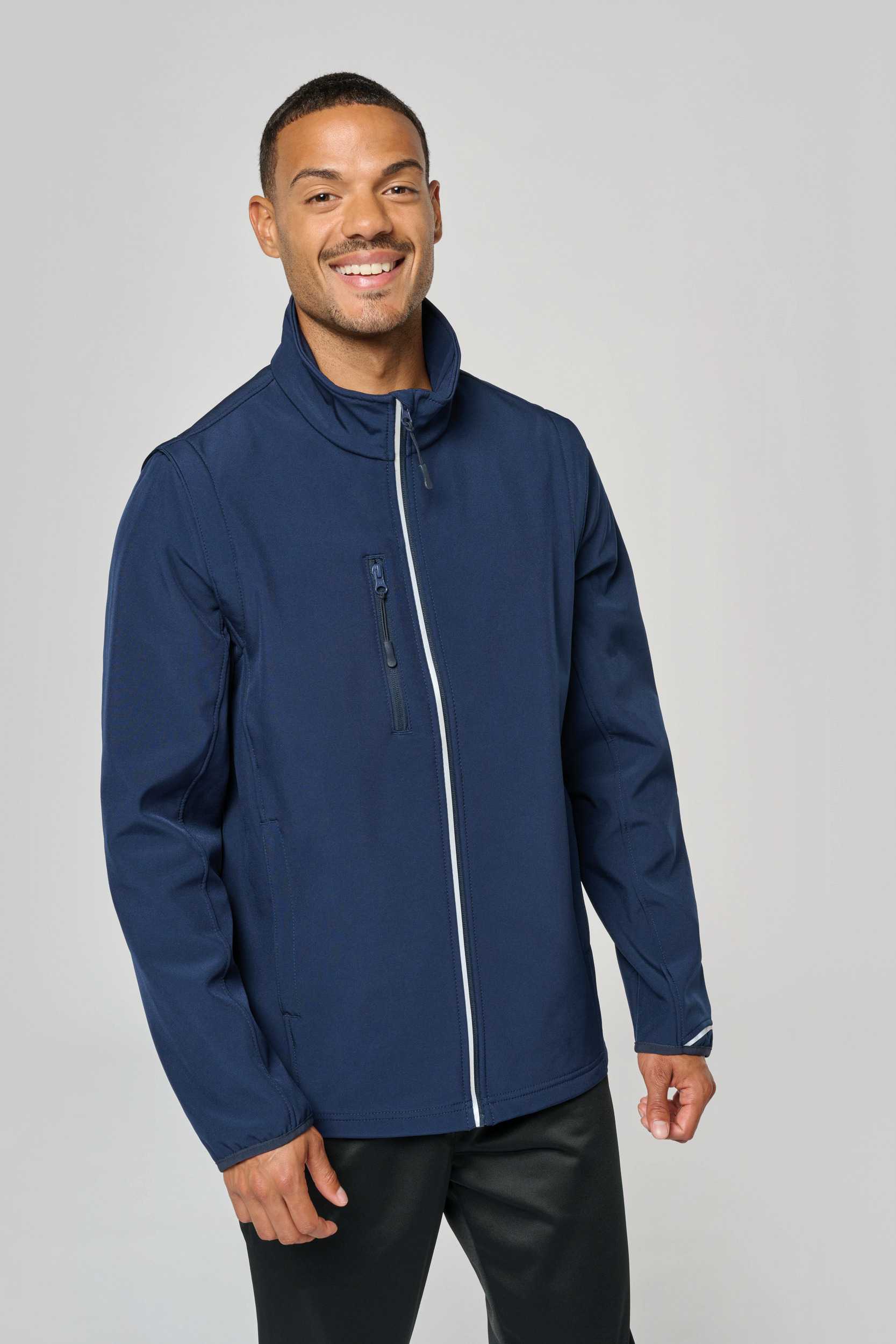 PROACT Chaqueta softshell con mangas extraíbles unisex