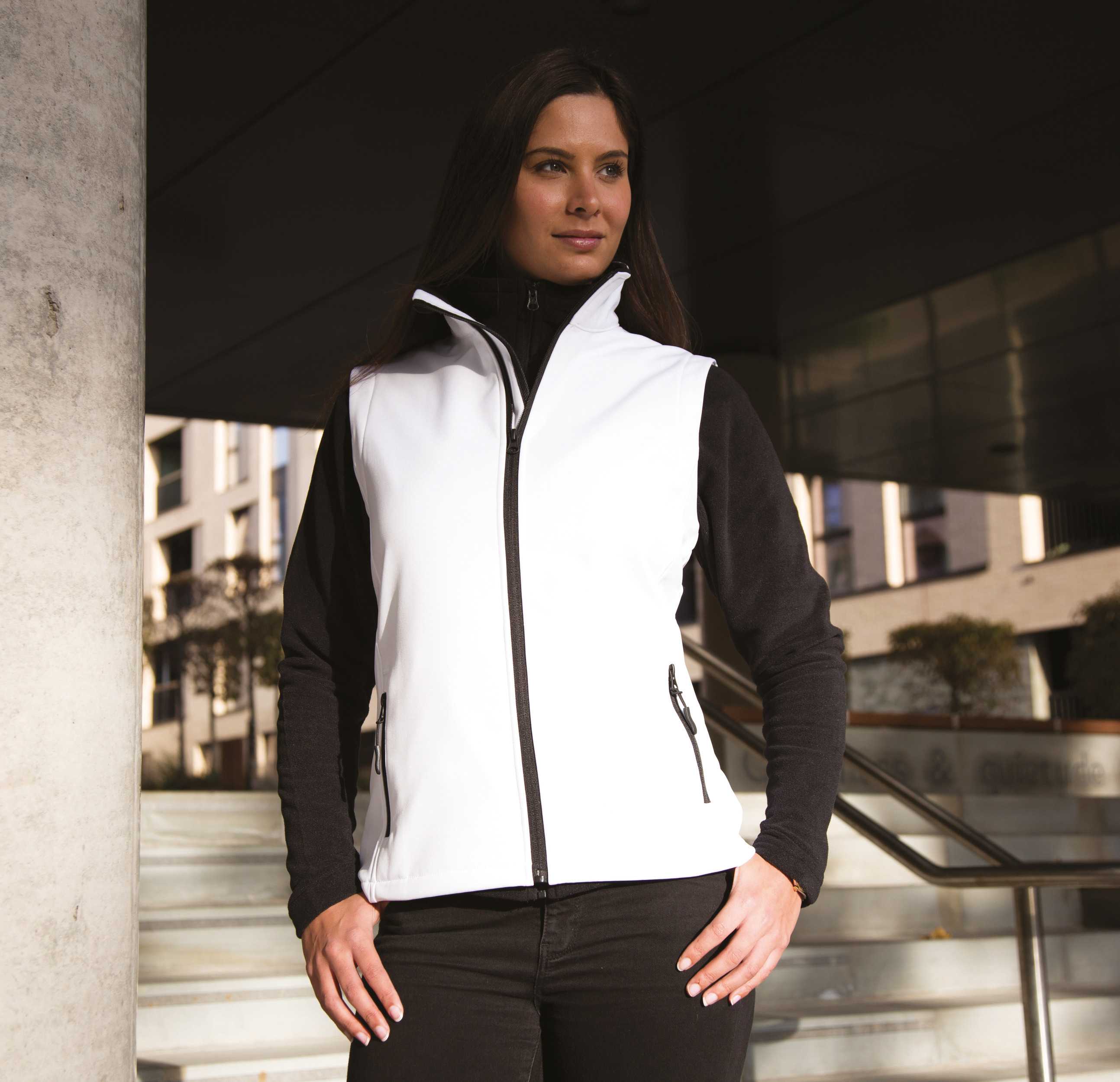 Result Chaleco Softshell Printable mujer