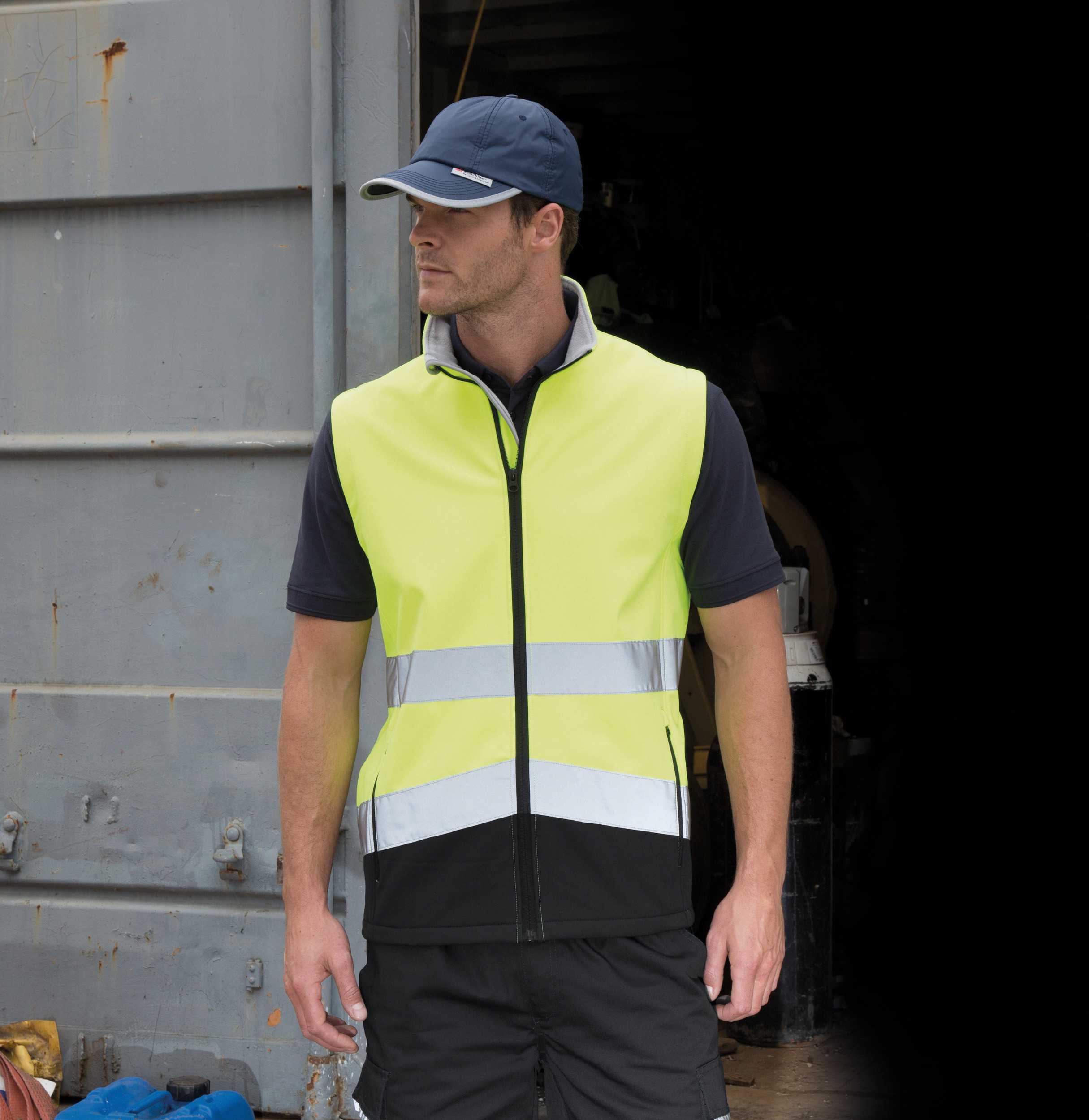 Result Chaleco Softshell High Viz