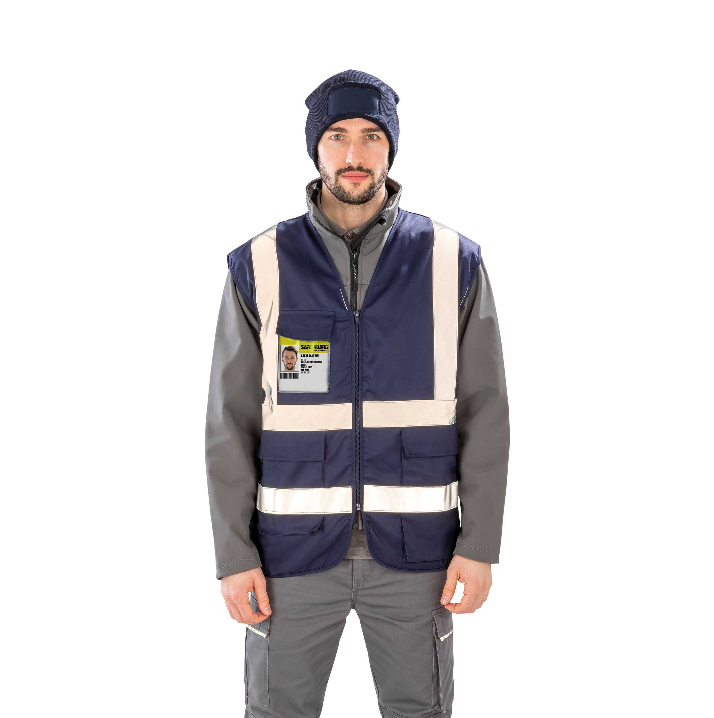 Result Chaleco de seguridad con cremallera