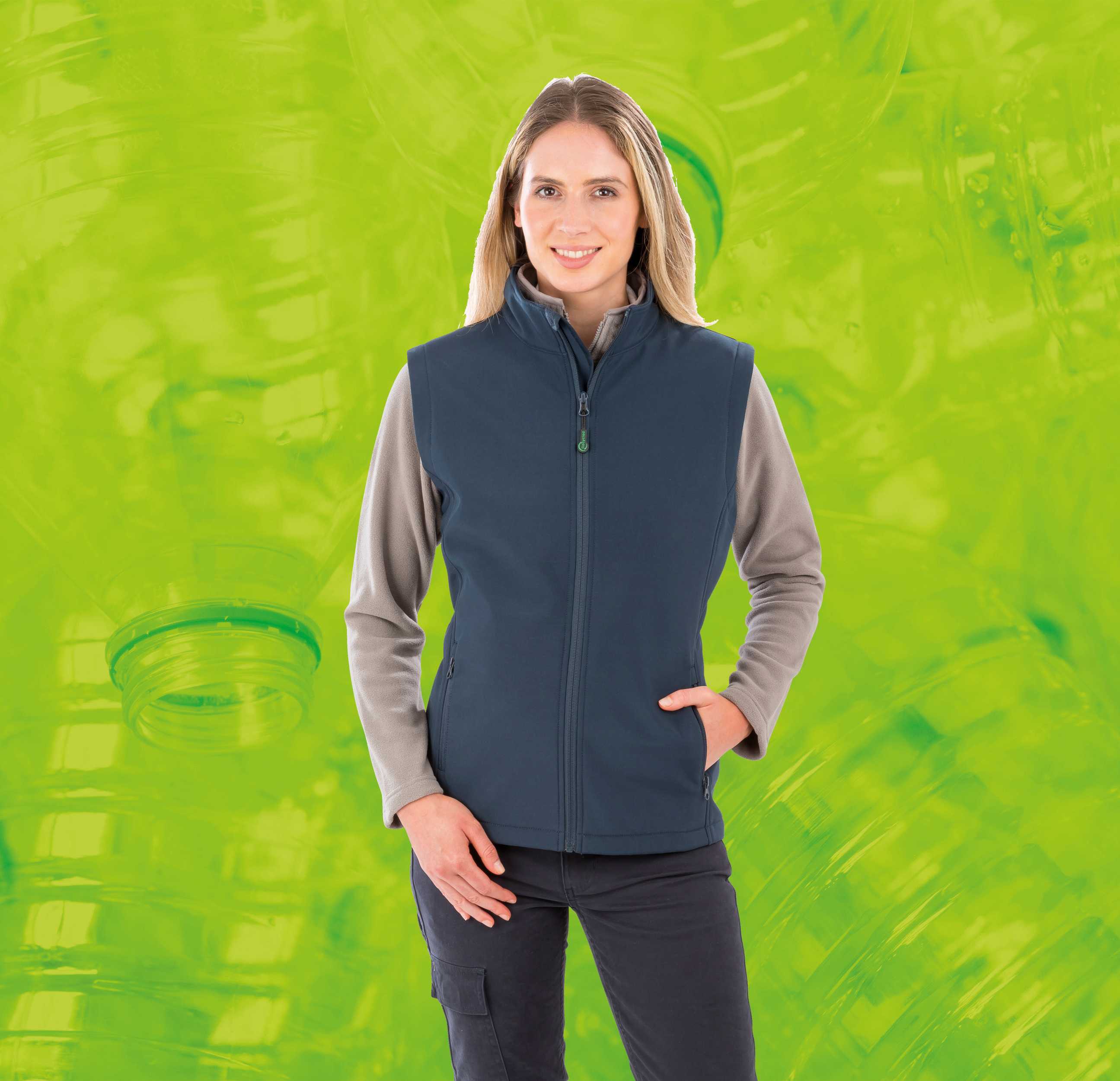 Result Chaleco softshell reciclado mujer