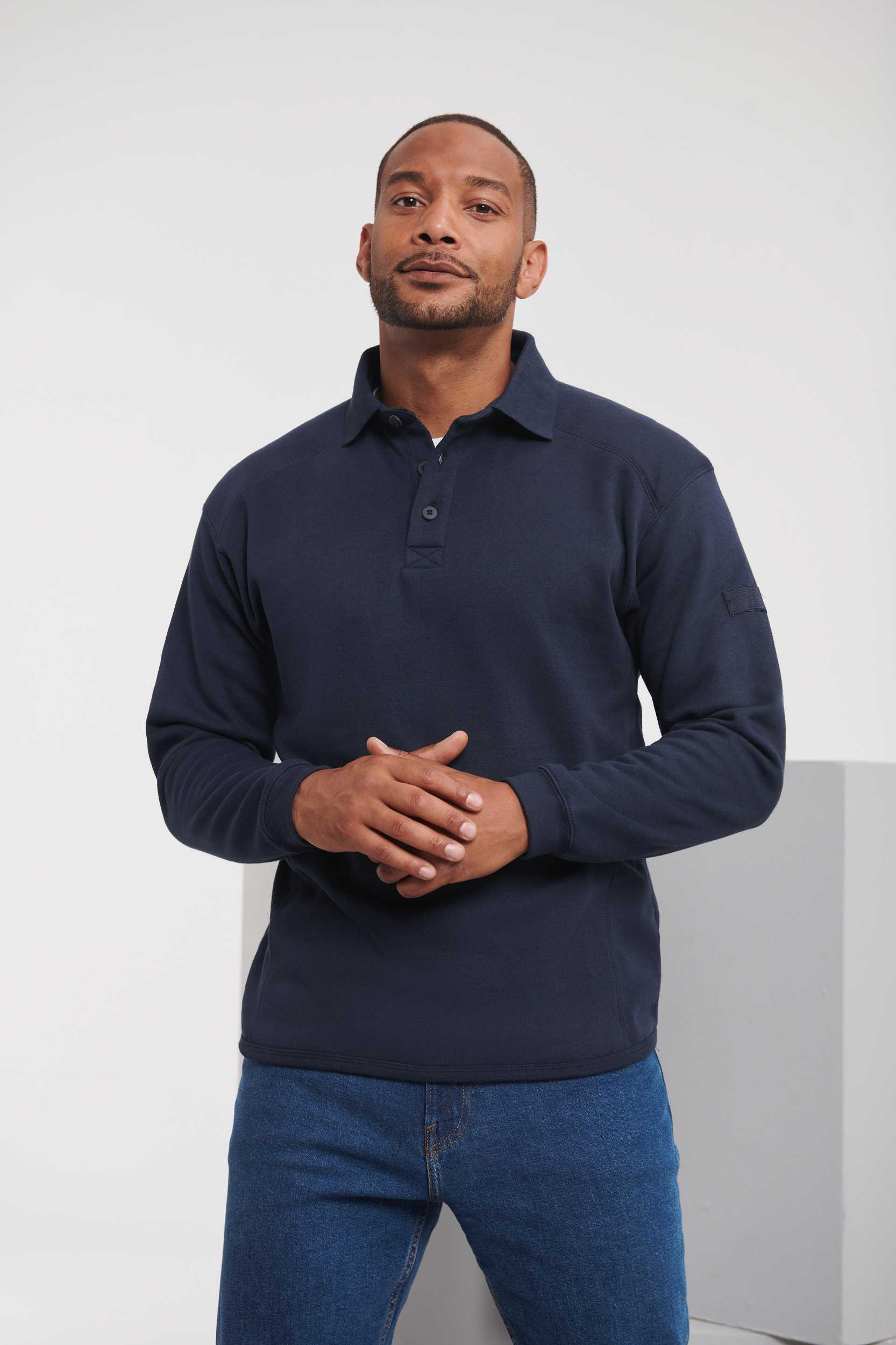 Russell Europe Sudadera Heavy Duty cuello de polo
