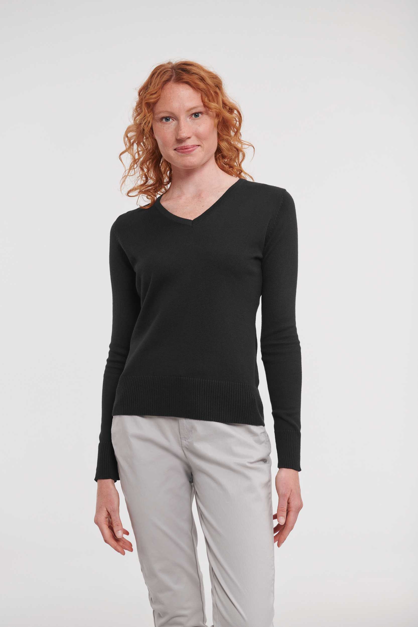 Russell Europe Jersey cuello de pico mujer