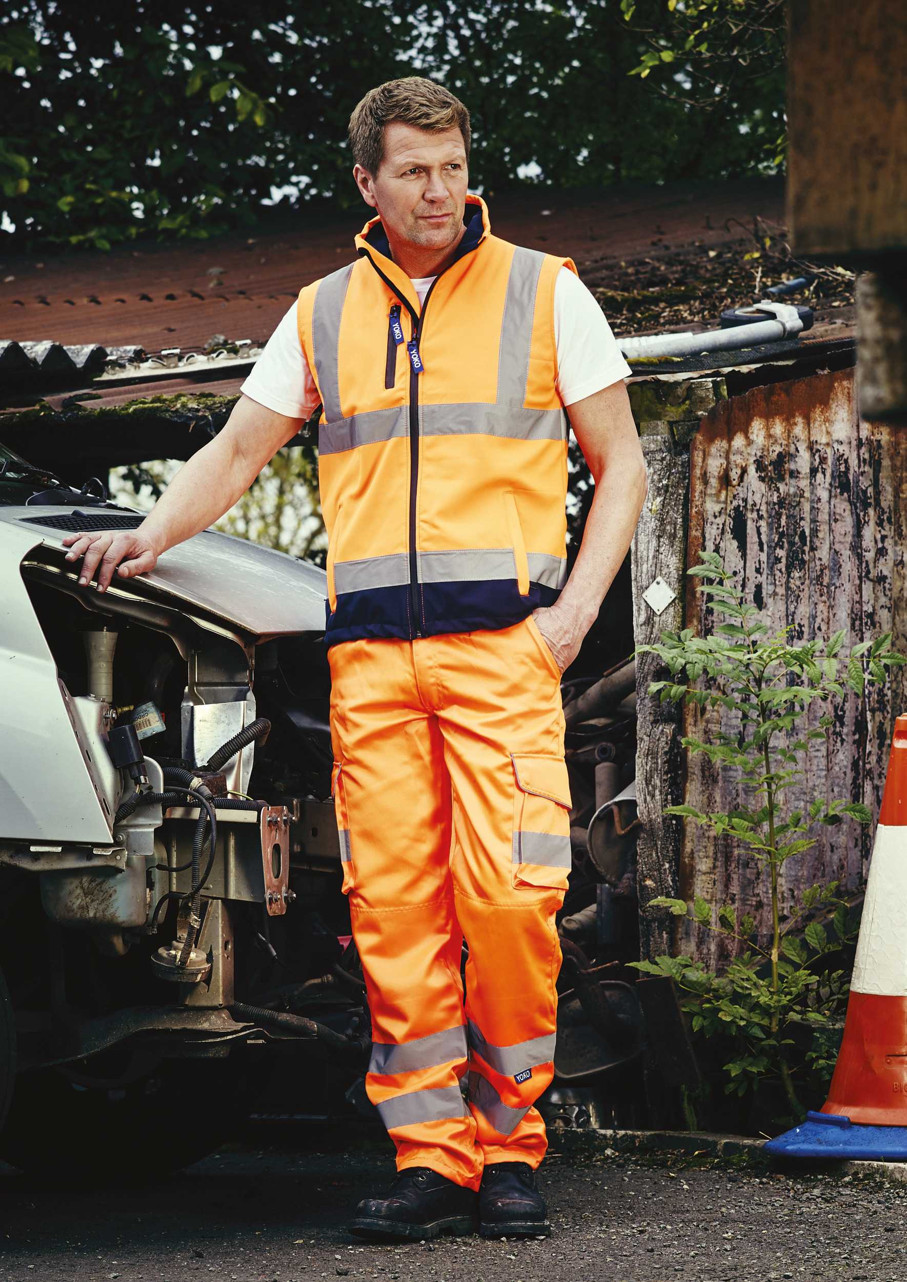 Yoko Pantalón Cargo de alta visibilidad