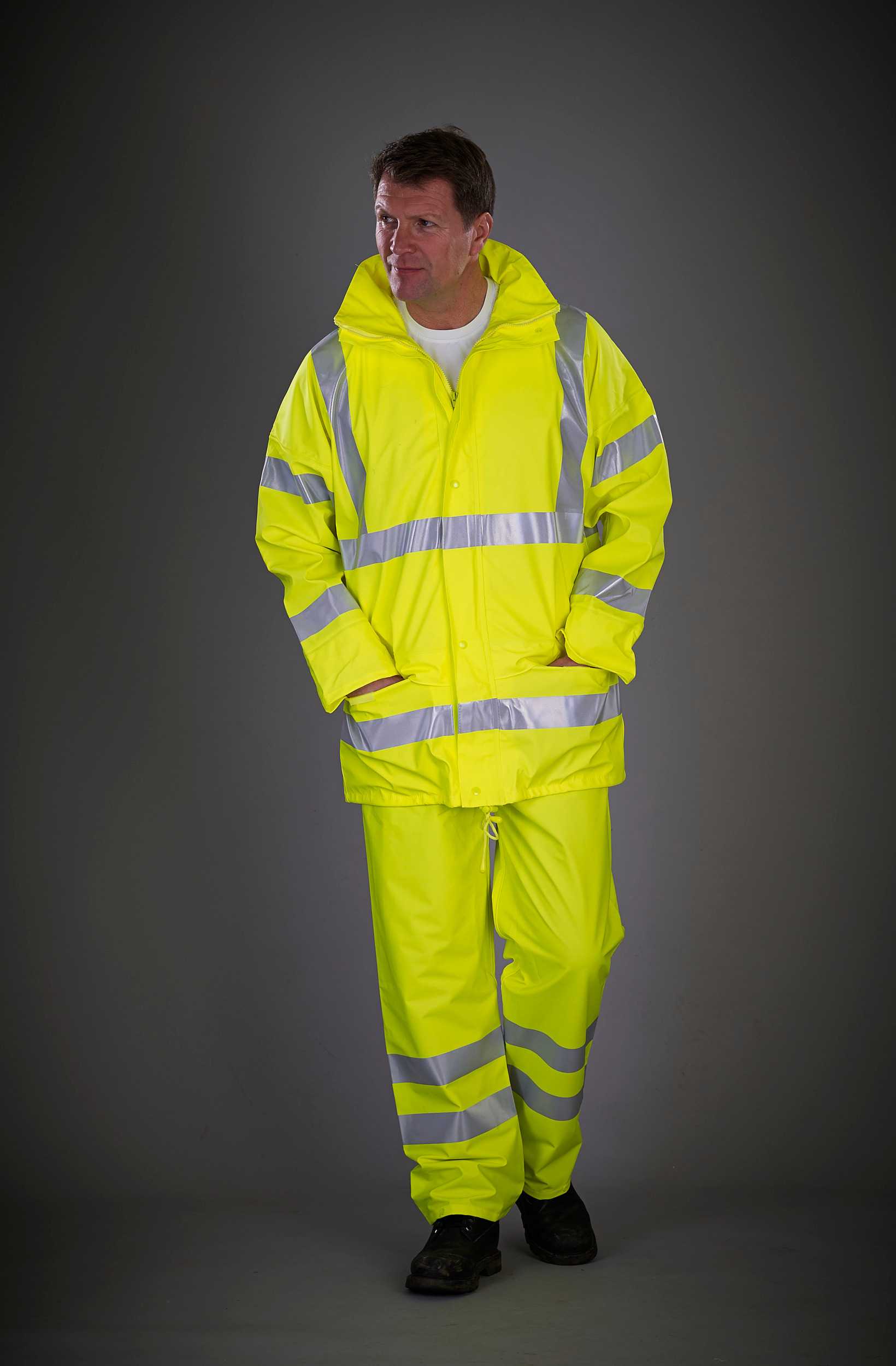 Yoko Pantalón Alta Visibilidad Soft Flex transpirable para lluvia