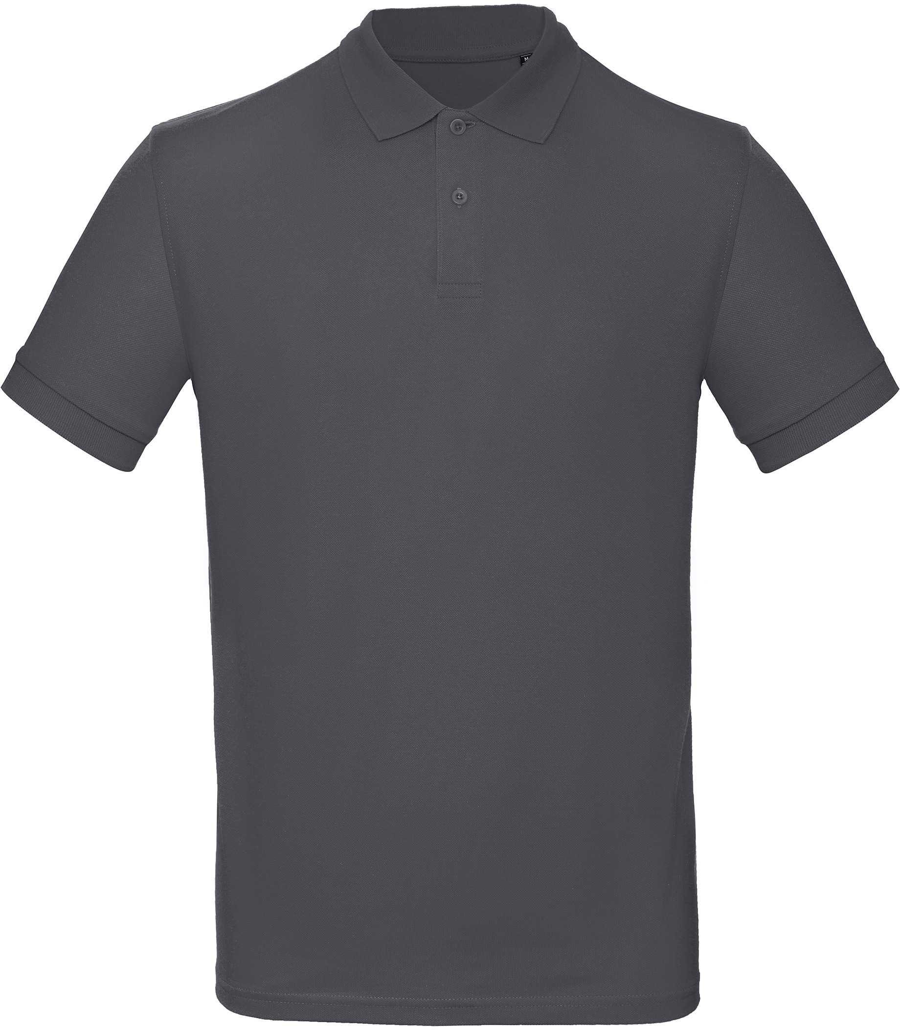 Polo Orgánico Inspire hombre Dark Grey