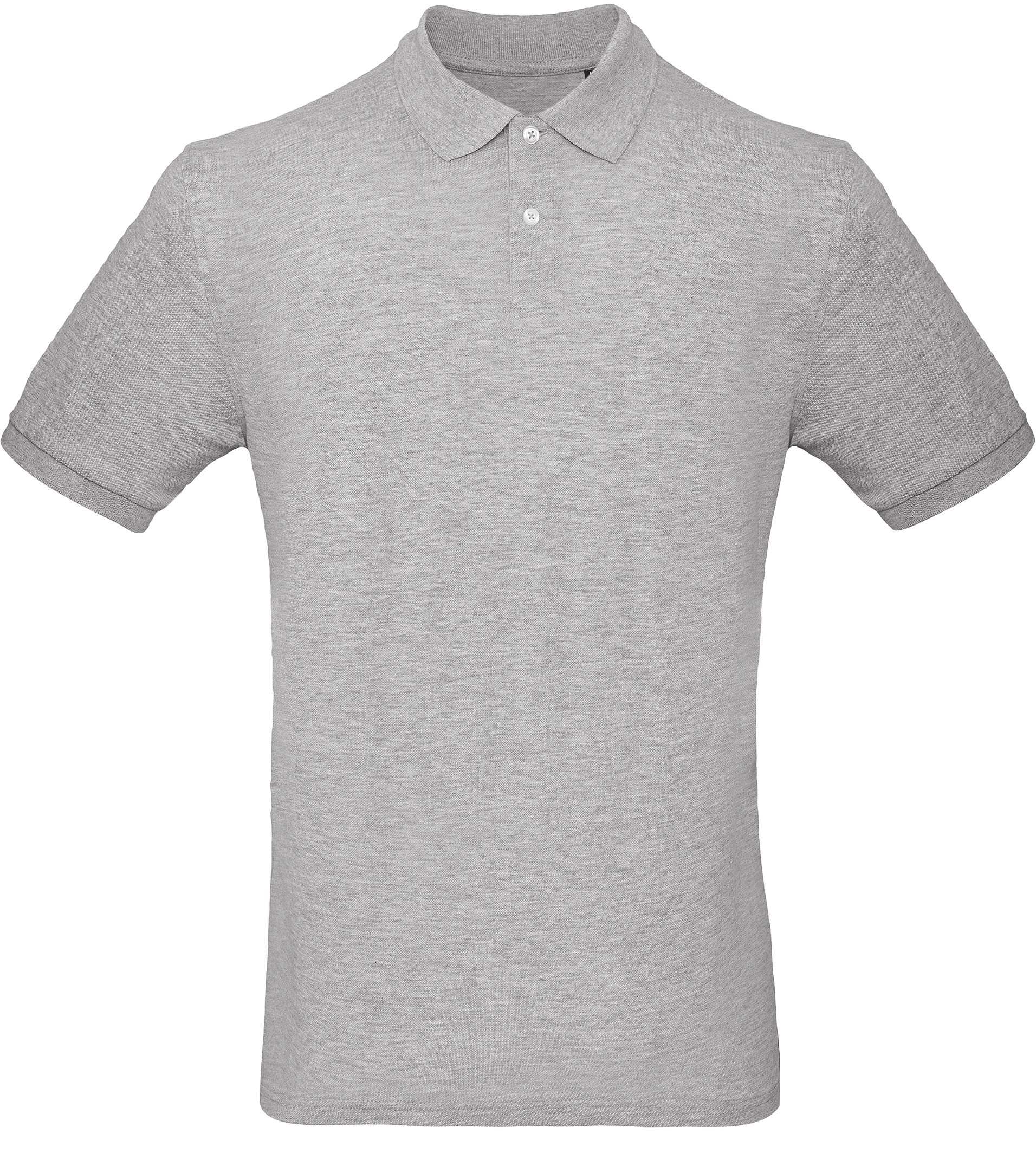 Polo Orgánico Inspire hombre Heather Grey
