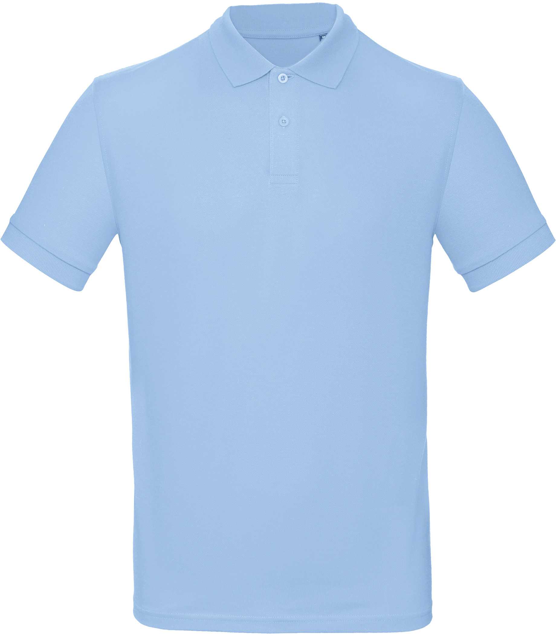 Polo Orgánico Inspire hombre Sky Blue