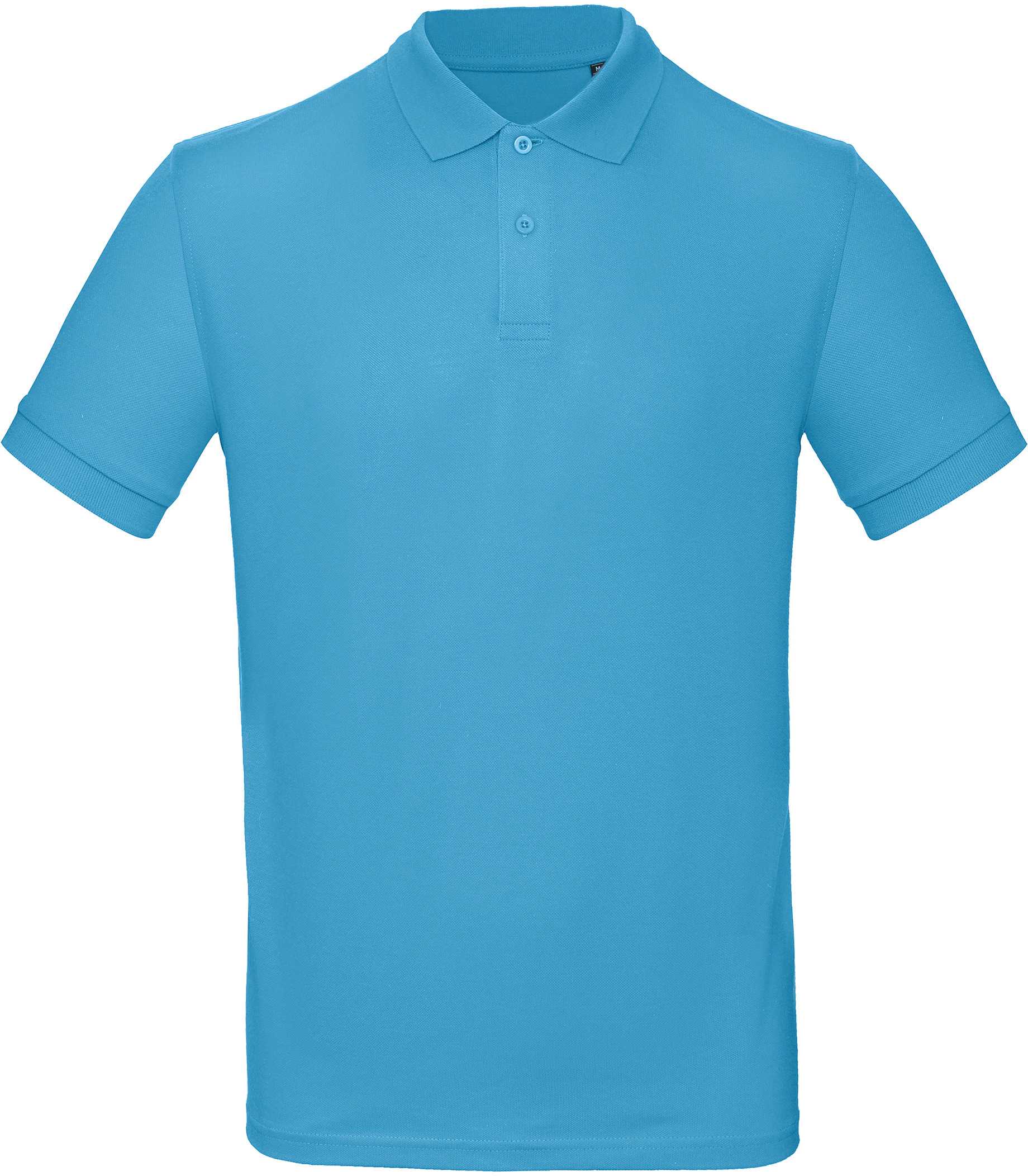 Polo Orgánico Inspire hombre Very Turquoise