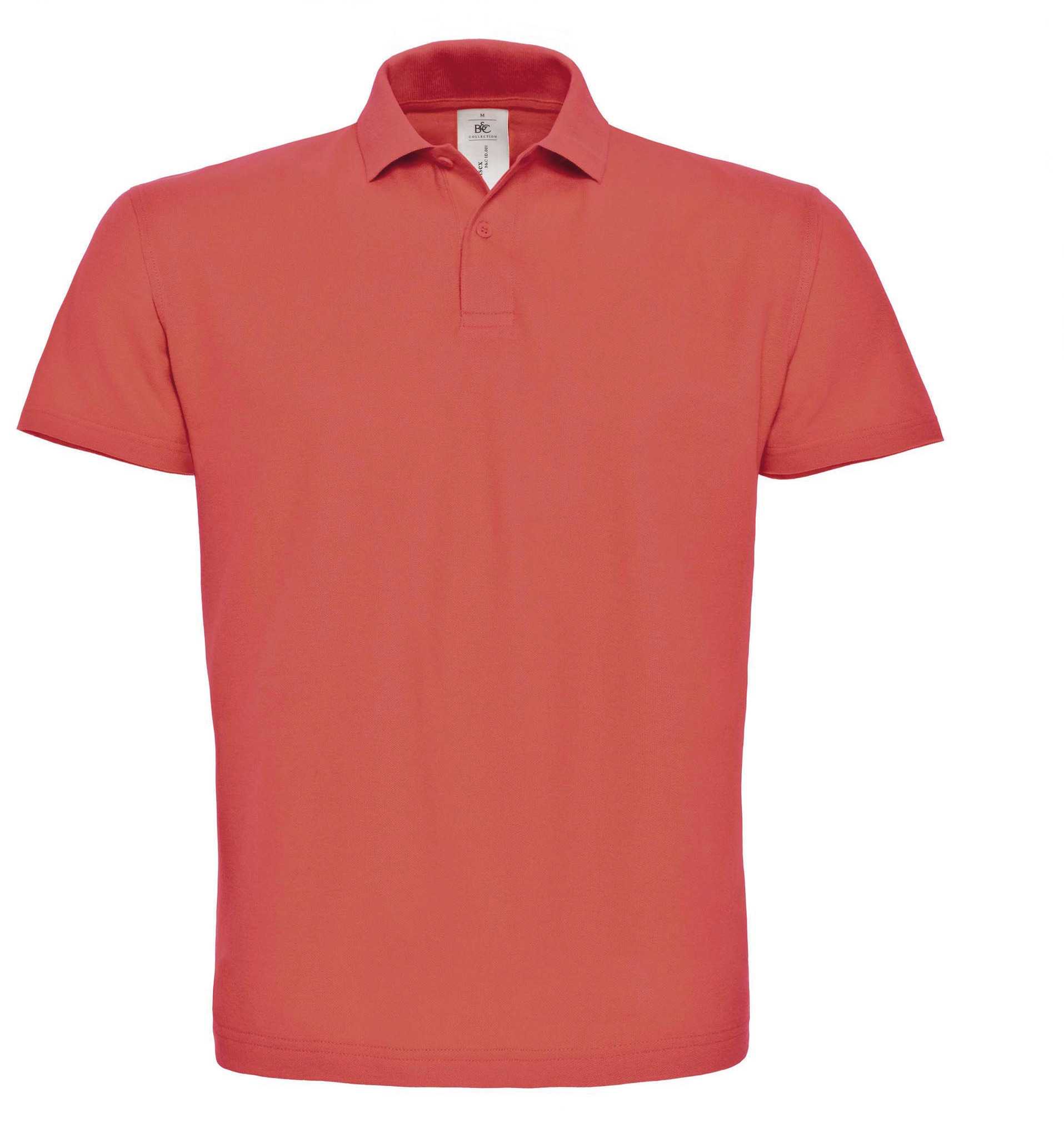 ID.001 Polo hombre Pixel Coral