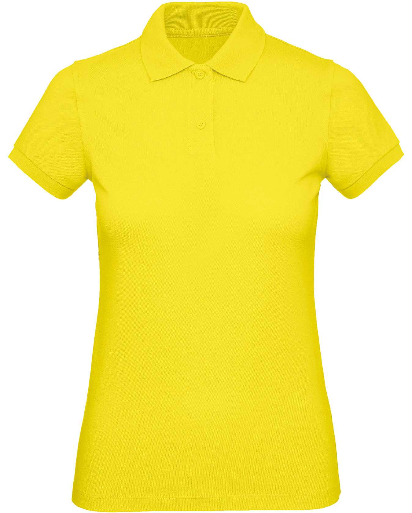 Polo Orgánico Inspire mujer Solar Yellow