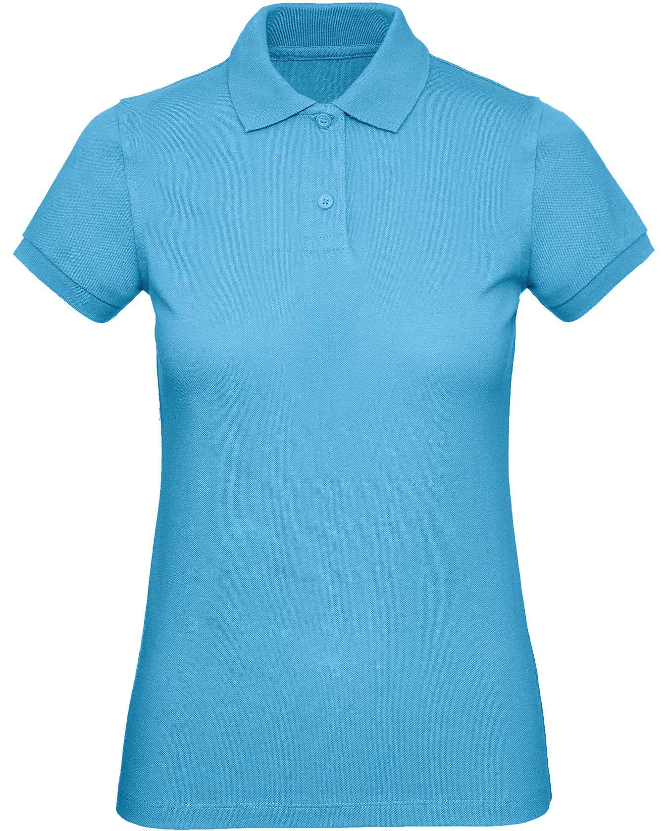 Polo Orgánico Inspire mujer Very Turquoise