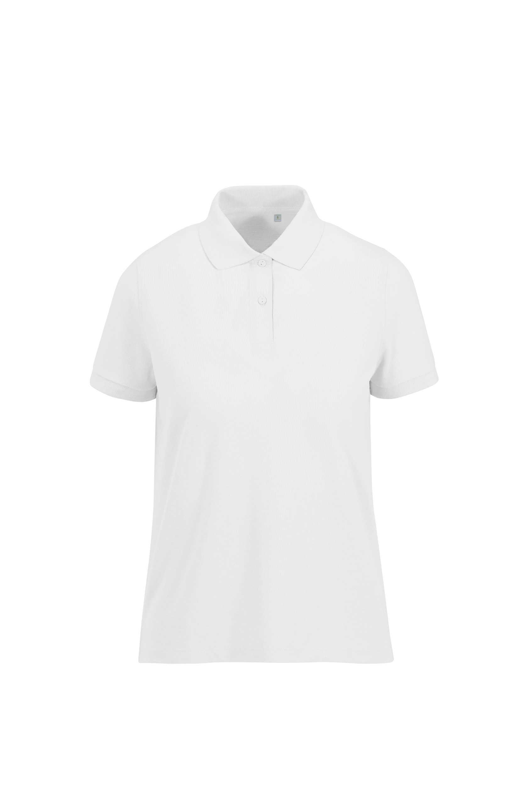 MY ECO POLO 65/35 manga corta Mujer White