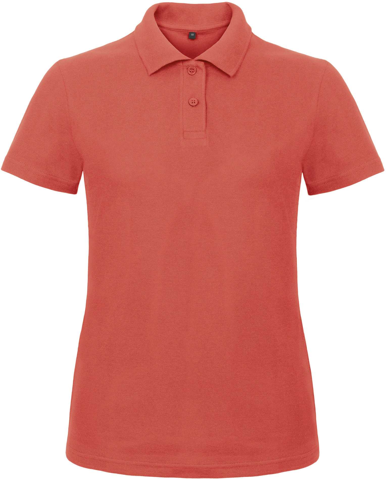 ID.001 Polo mujer Pixel Coral
