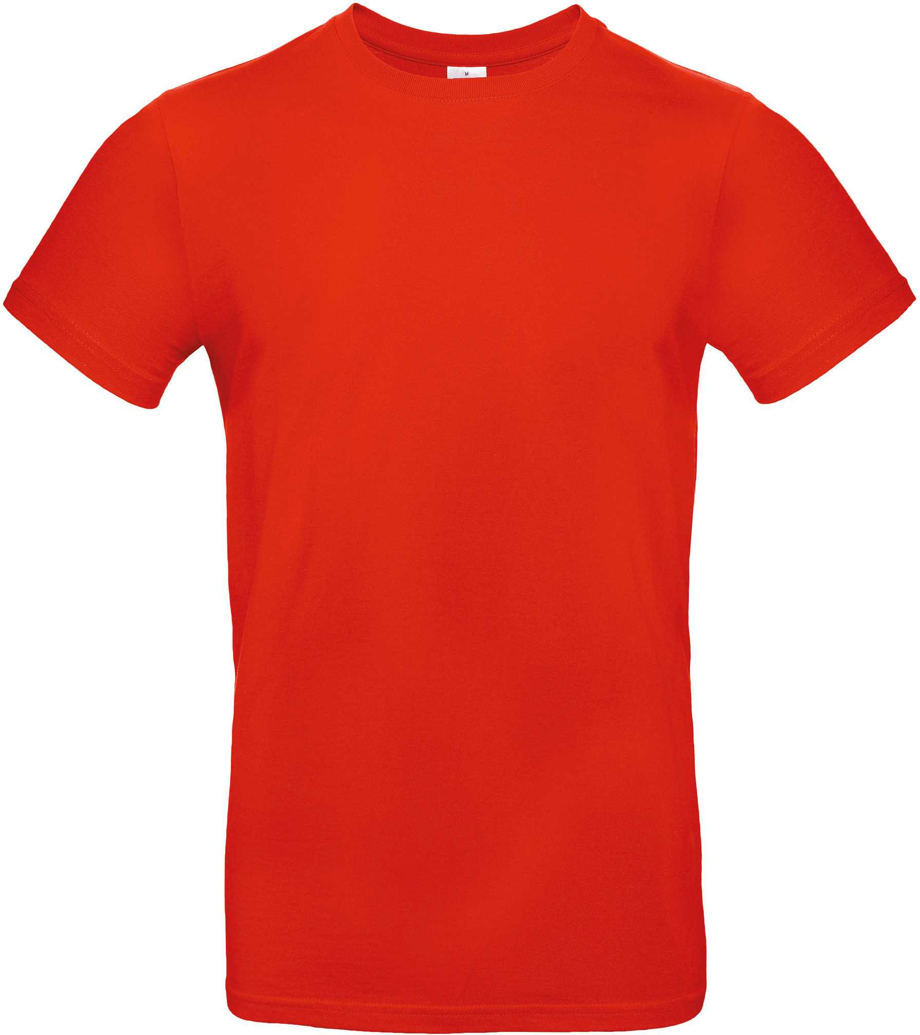 Camiseta #E190 hombre Fire Red