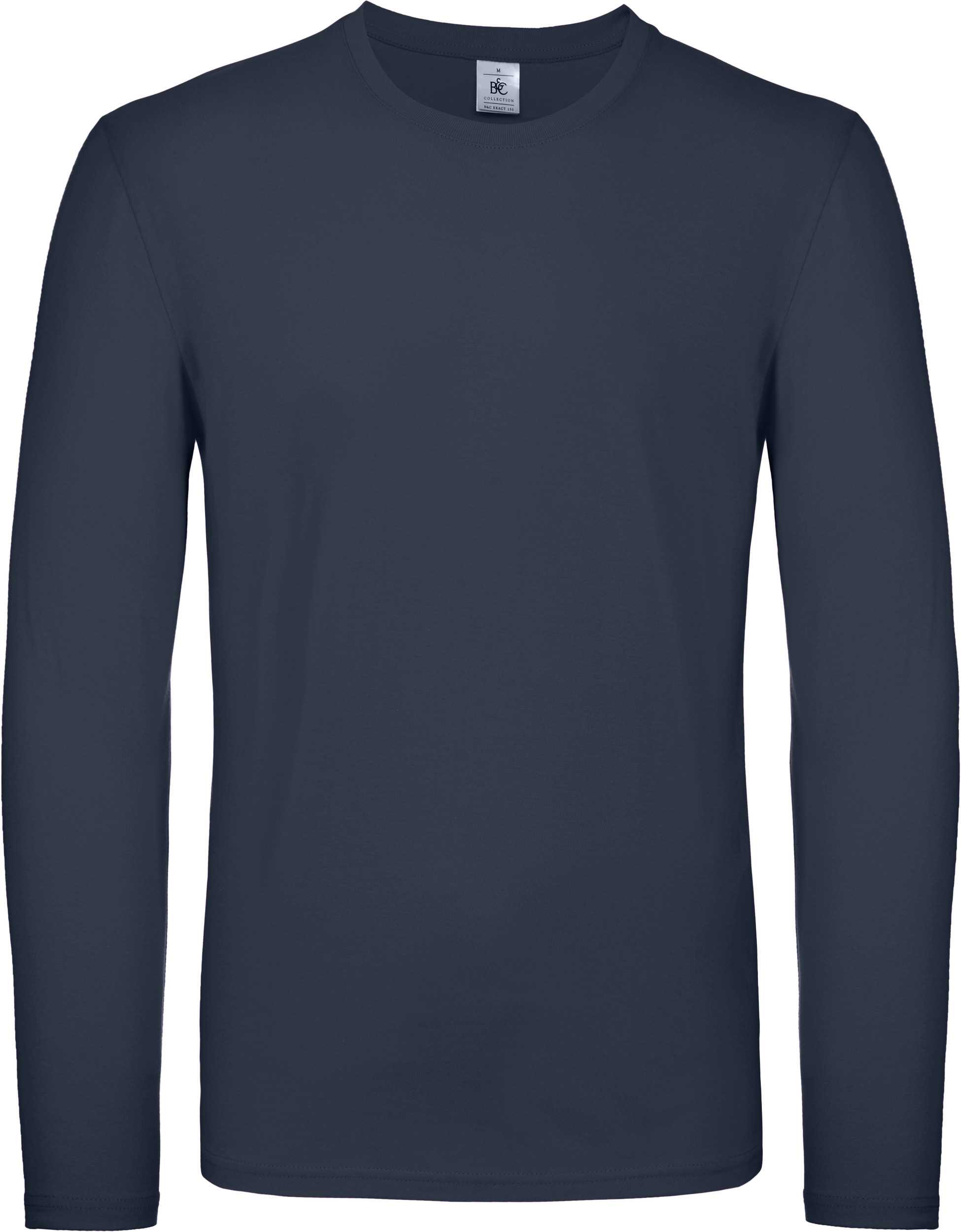 Camiseta #E150 manga larga hombre Navy