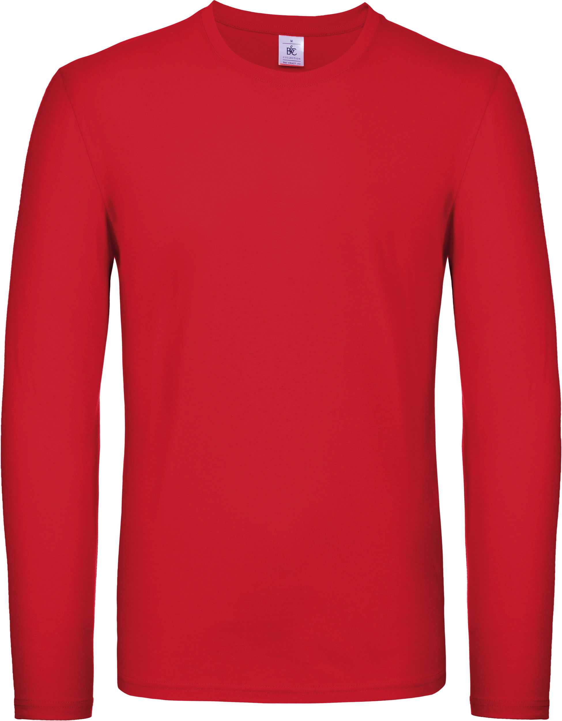 Camiseta #E150 manga larga hombre Red