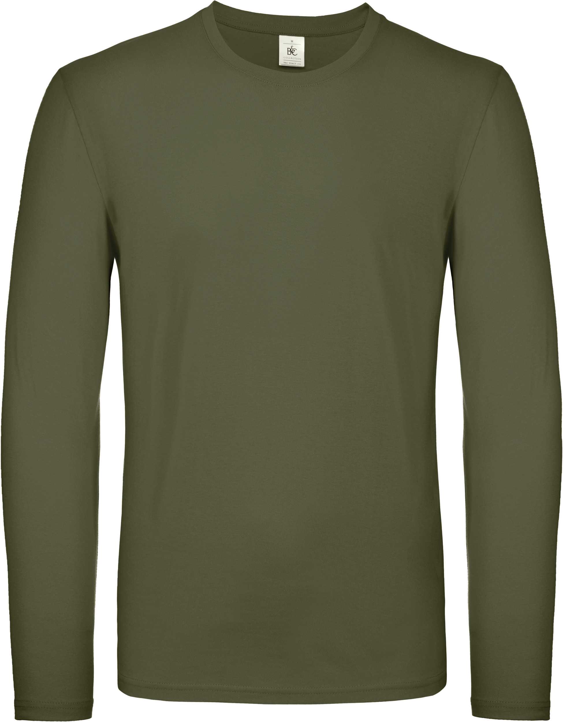 Camiseta #E150 manga larga hombre Urban Khaki