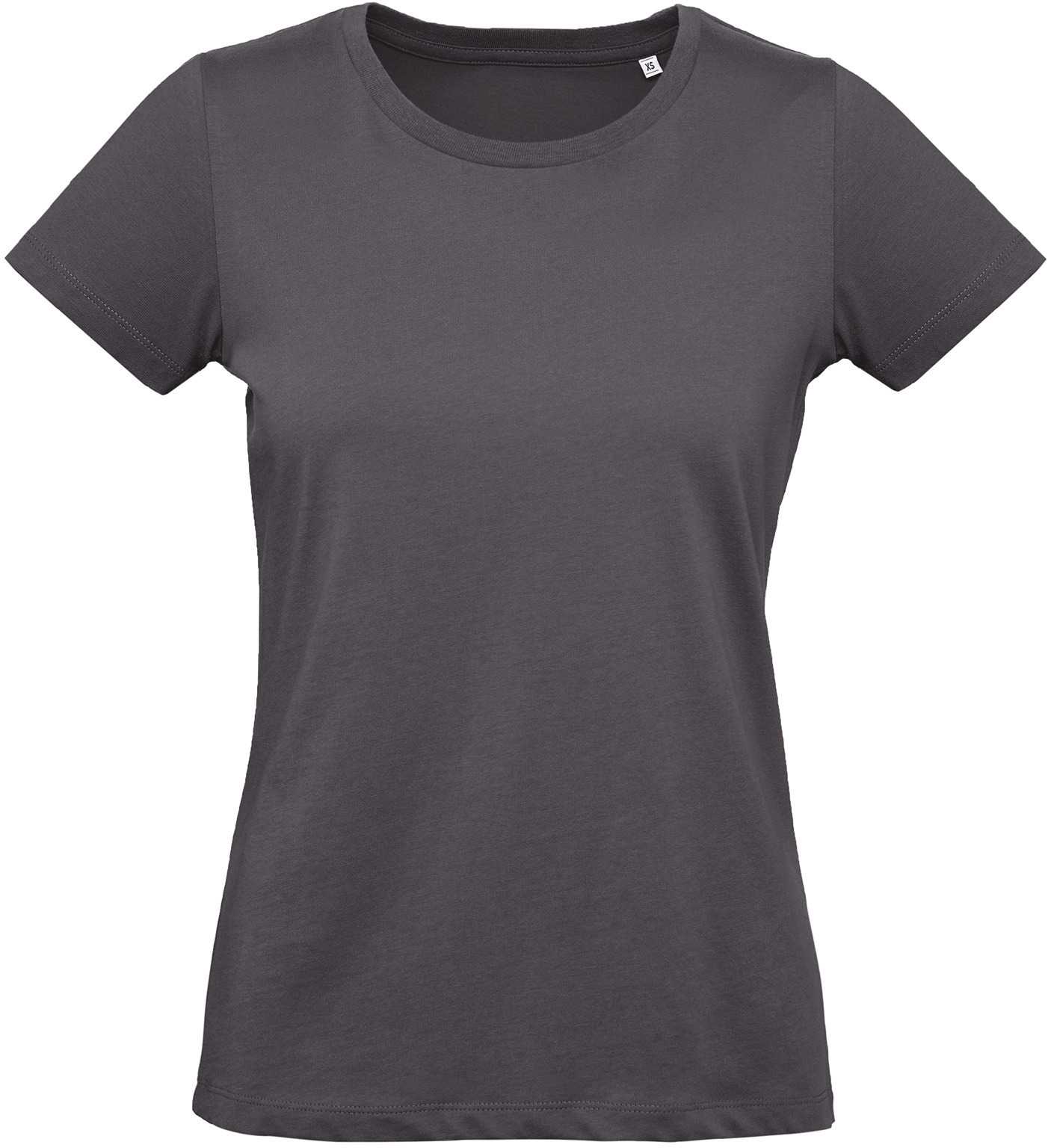 Camiseta orgánica Inspire Plus mujer Dark Grey