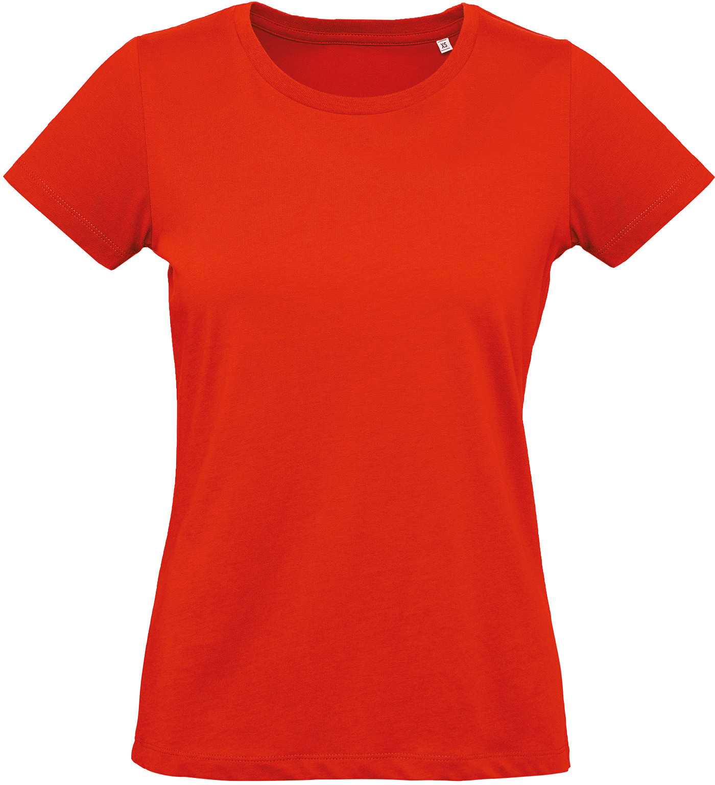 Camiseta orgánica Inspire Plus mujer Fire Red
