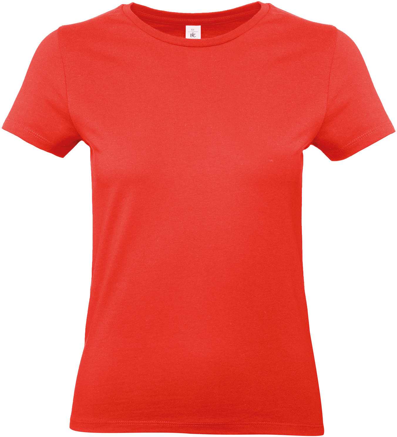 Camiseta #E190 mujer Sunset Orange