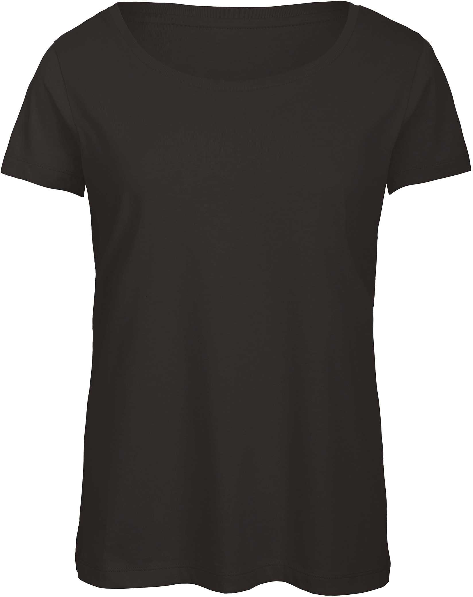 Camiseta Triblend mujer Black