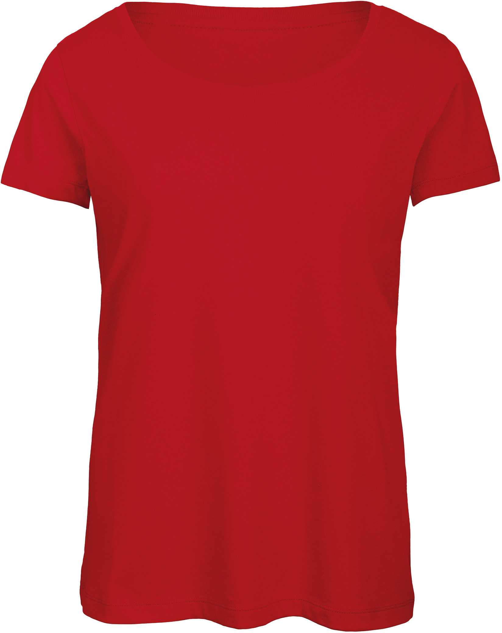 Camiseta Triblend mujer Red