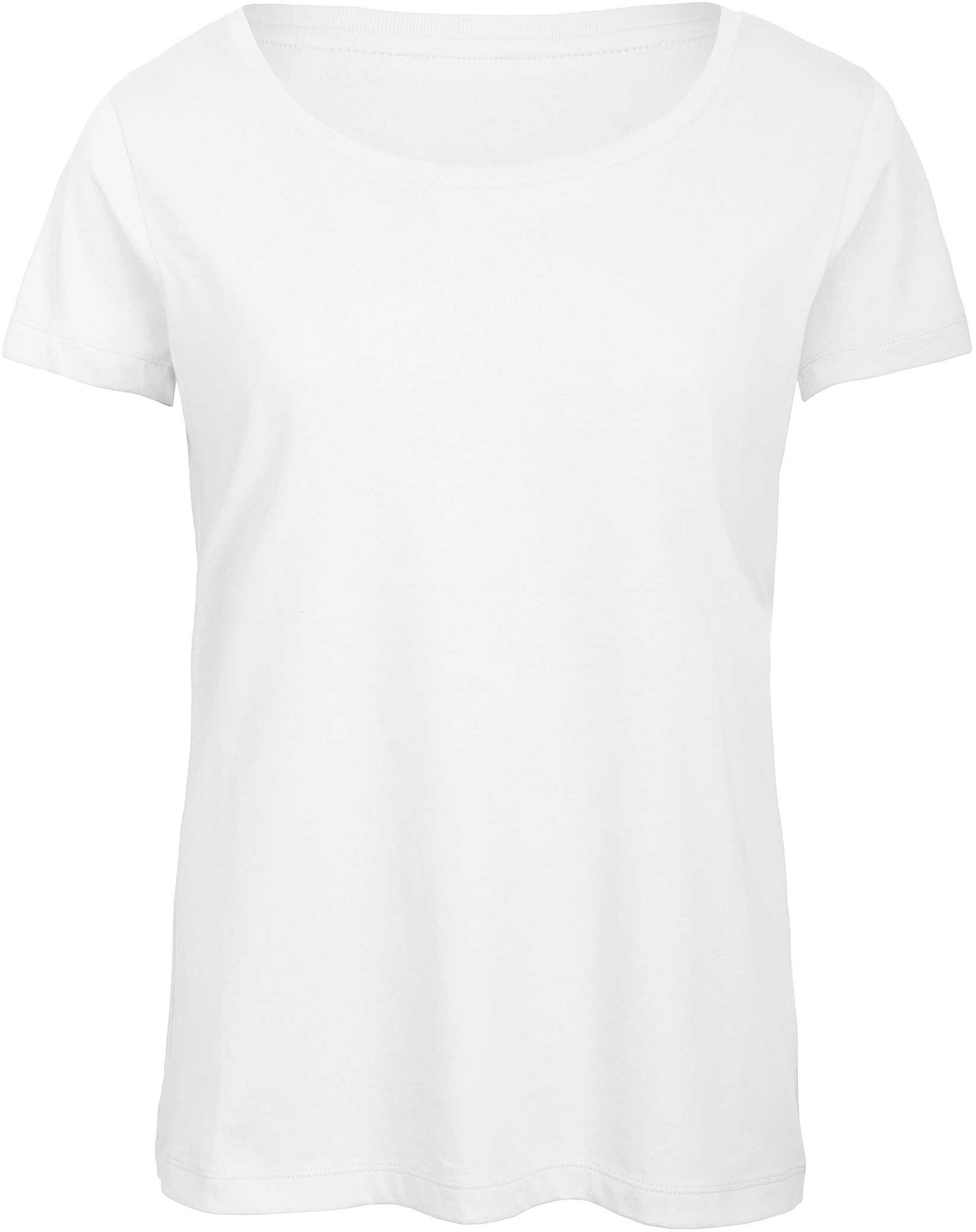 Camiseta Triblend mujer White