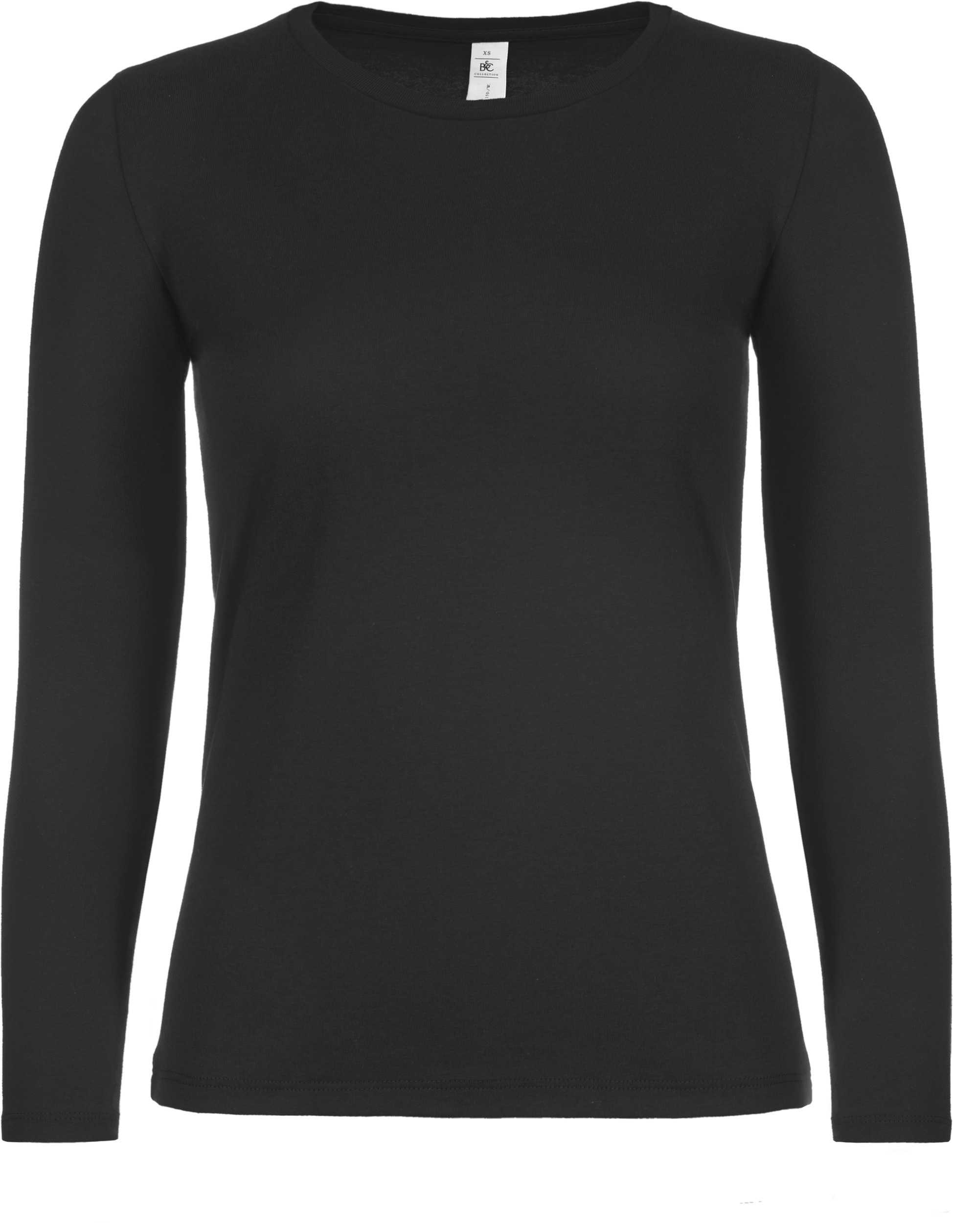 Camiseta #E150 manga larga mujer Black