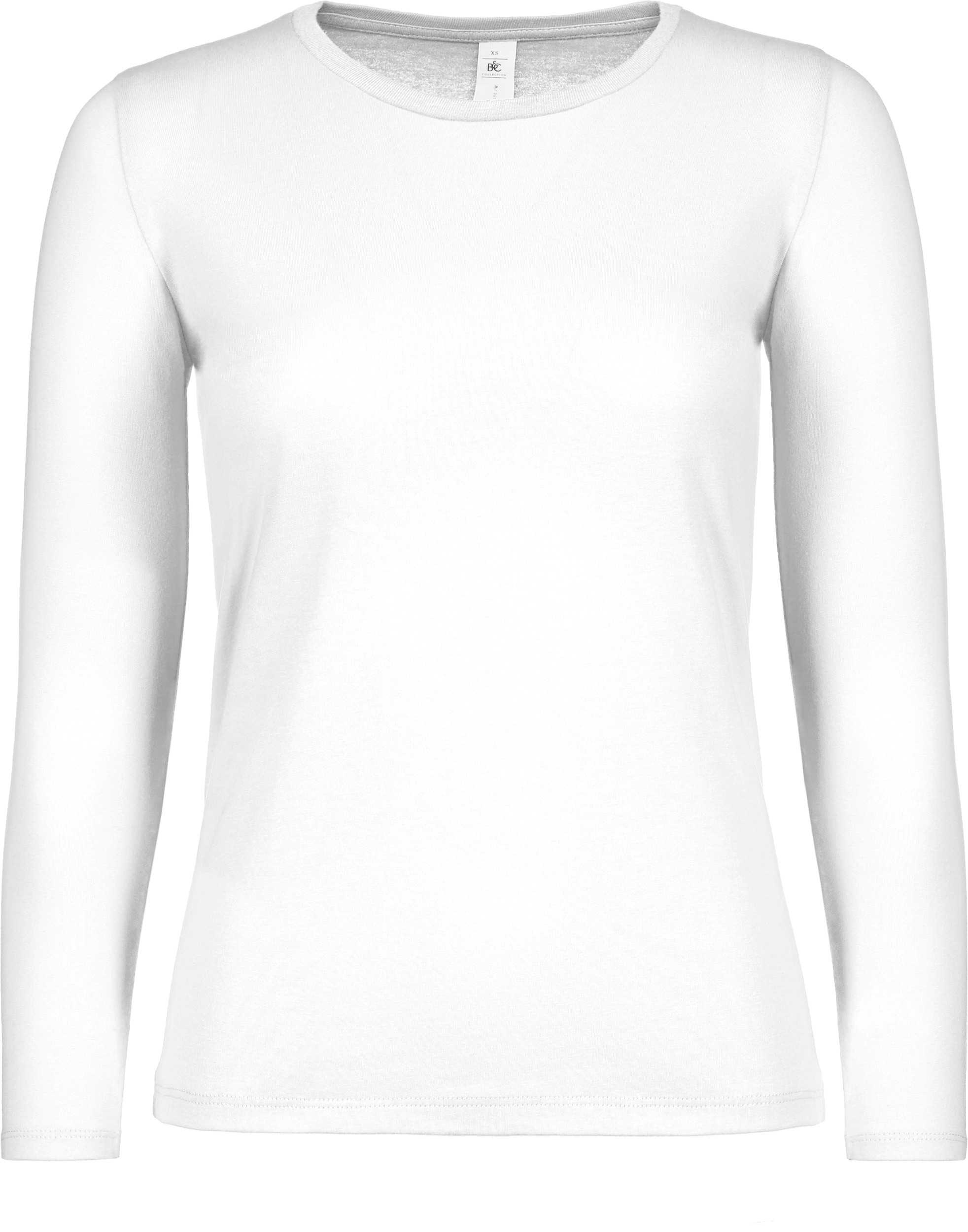 Camiseta #E150 manga larga mujer White