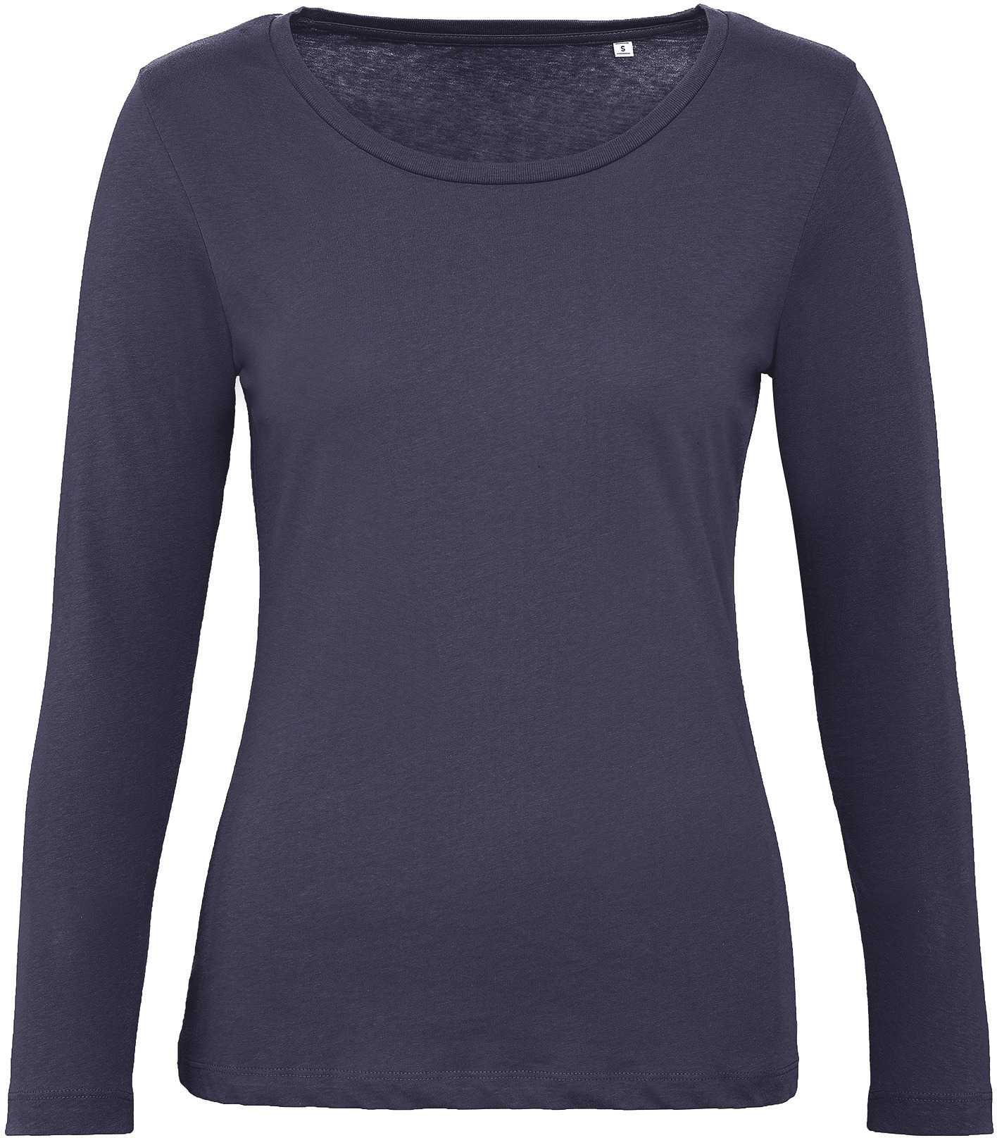 Camiseta orgánica Inspire manga larga mujer Urban Navy