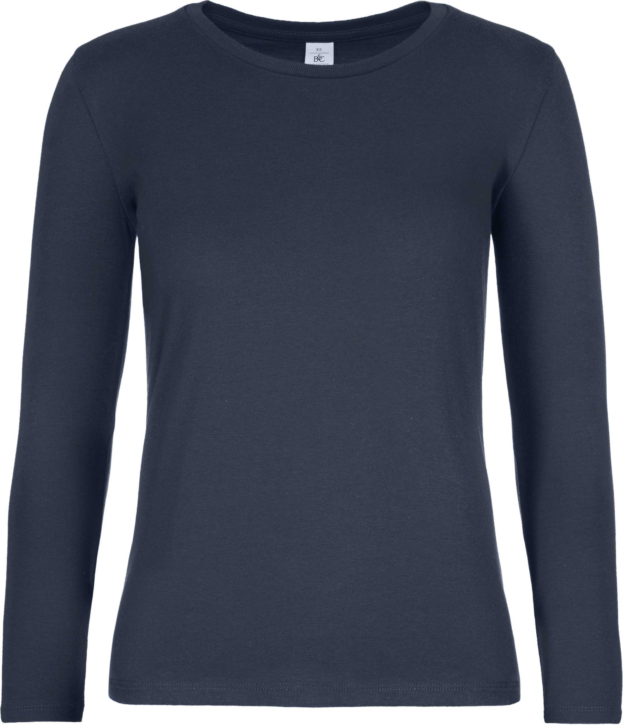 Camiseta #E190 manga larga mujer Navy