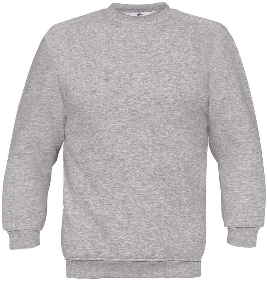 Sudadera cuello redondo niños Heather Grey