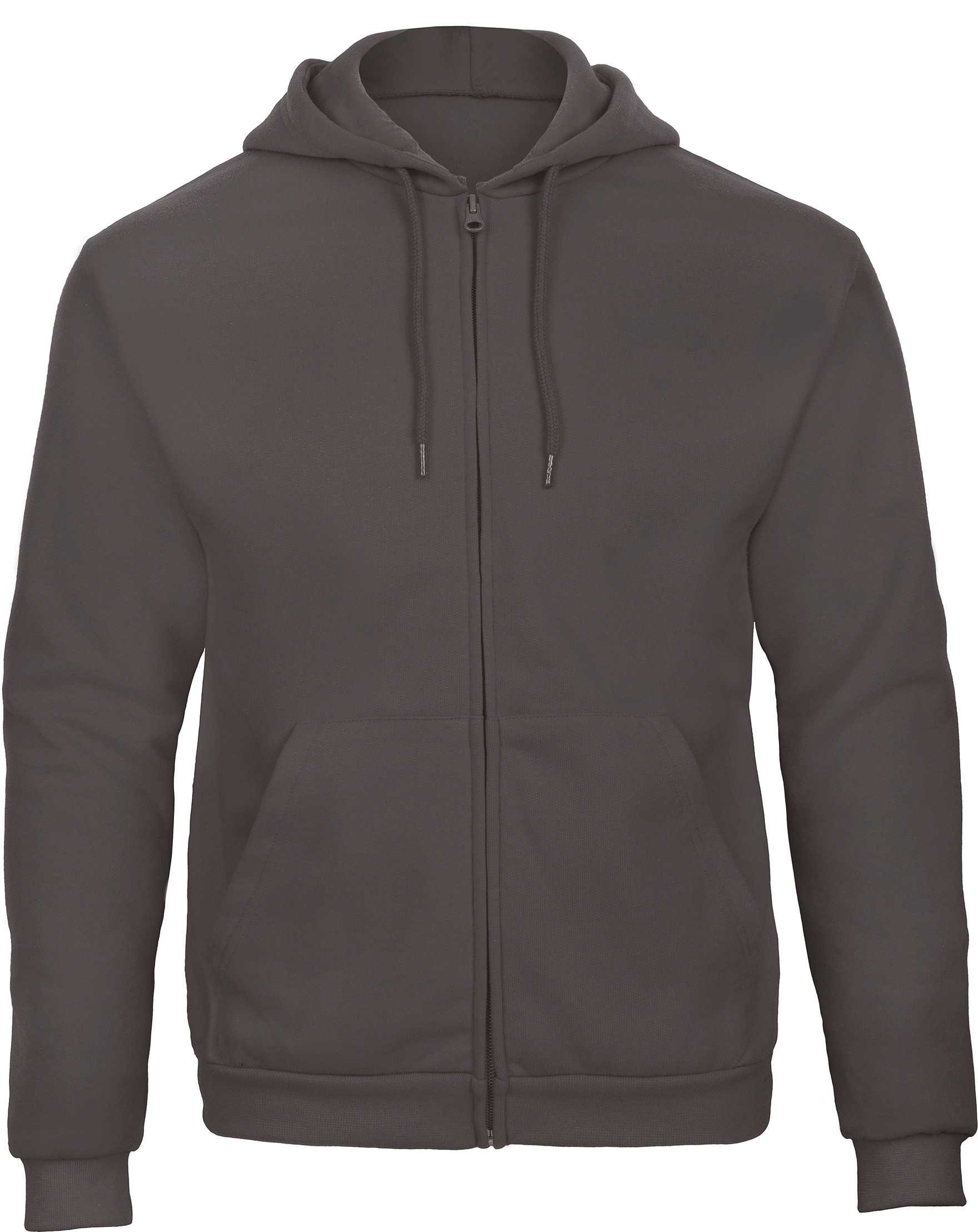 ID.205 Sudadera capucha y cremallera Anthracite