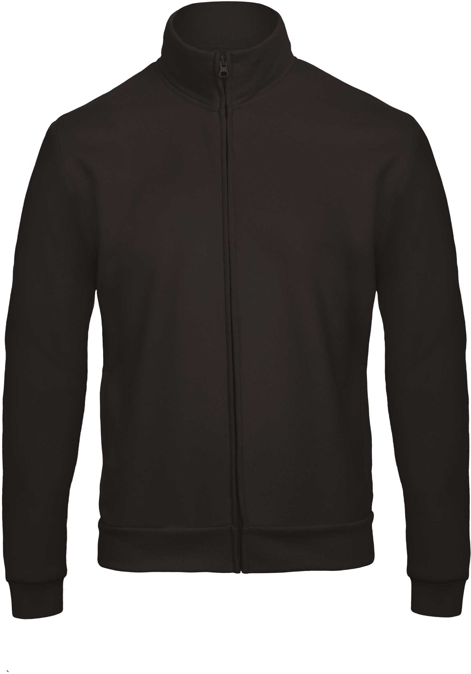 ID.206 Chaqueta de felpa con cremallera Black