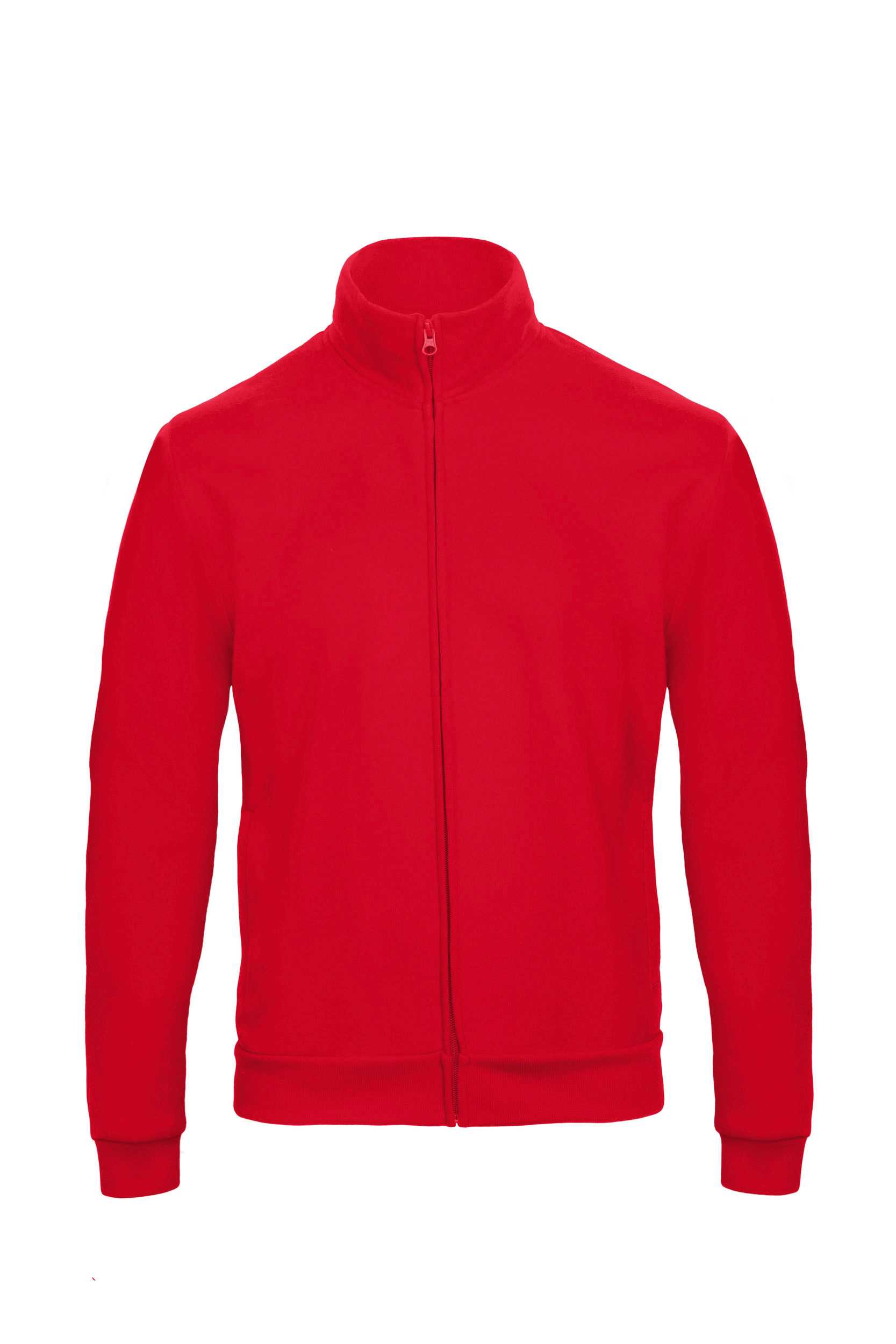 ID.206 Chaqueta de felpa con cremallera Red